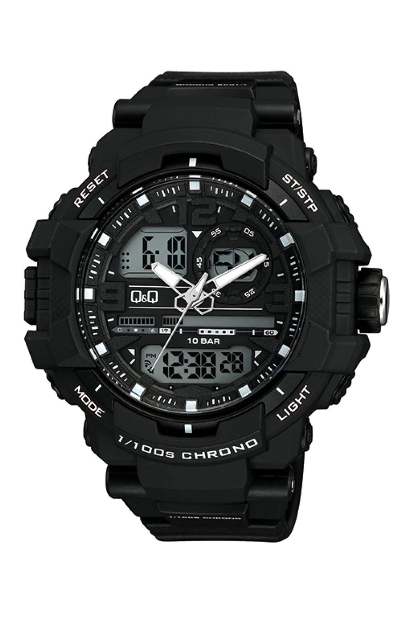 Reloj Análogo-digital Deportivo Negro de Hombre