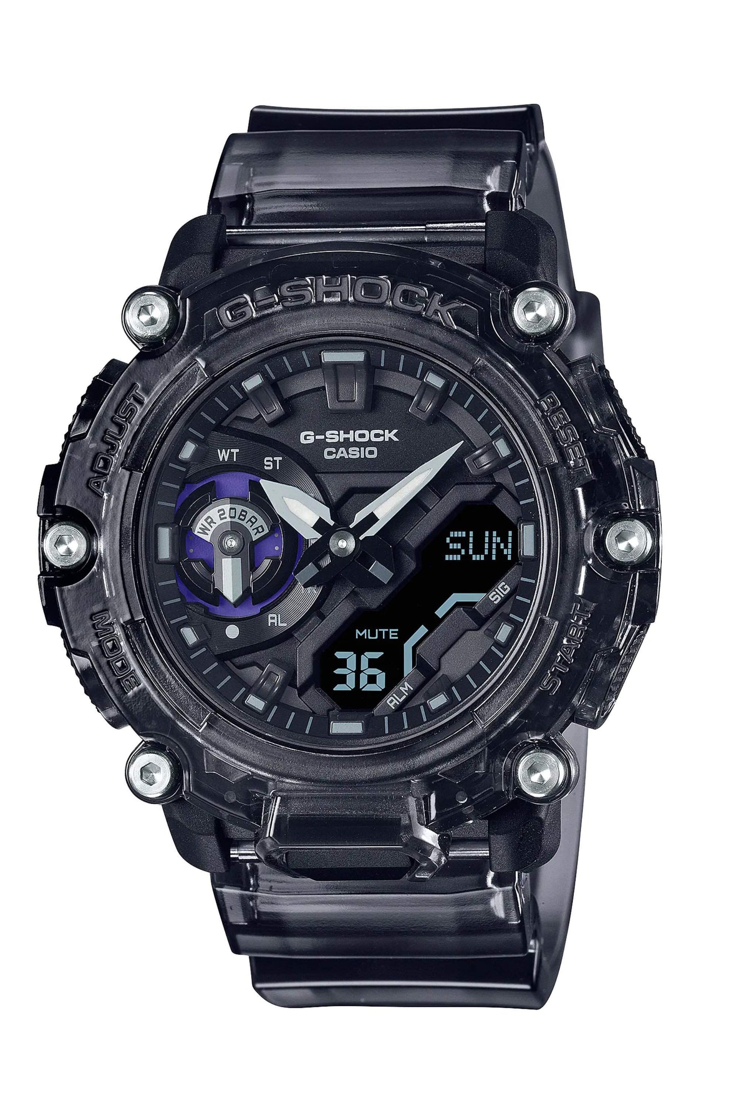 Reloj Análogo-Digital Carbon Core Skeleton Sport Negro de Hombre