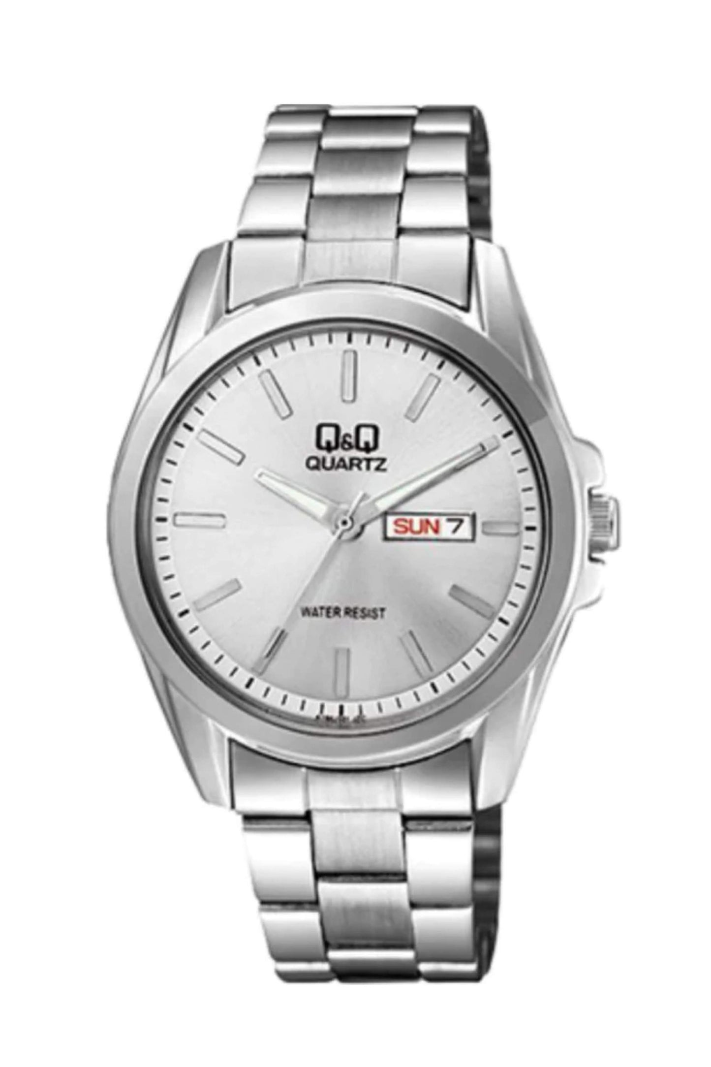 Reloj Análogo Deportivo Plateado de Hombre