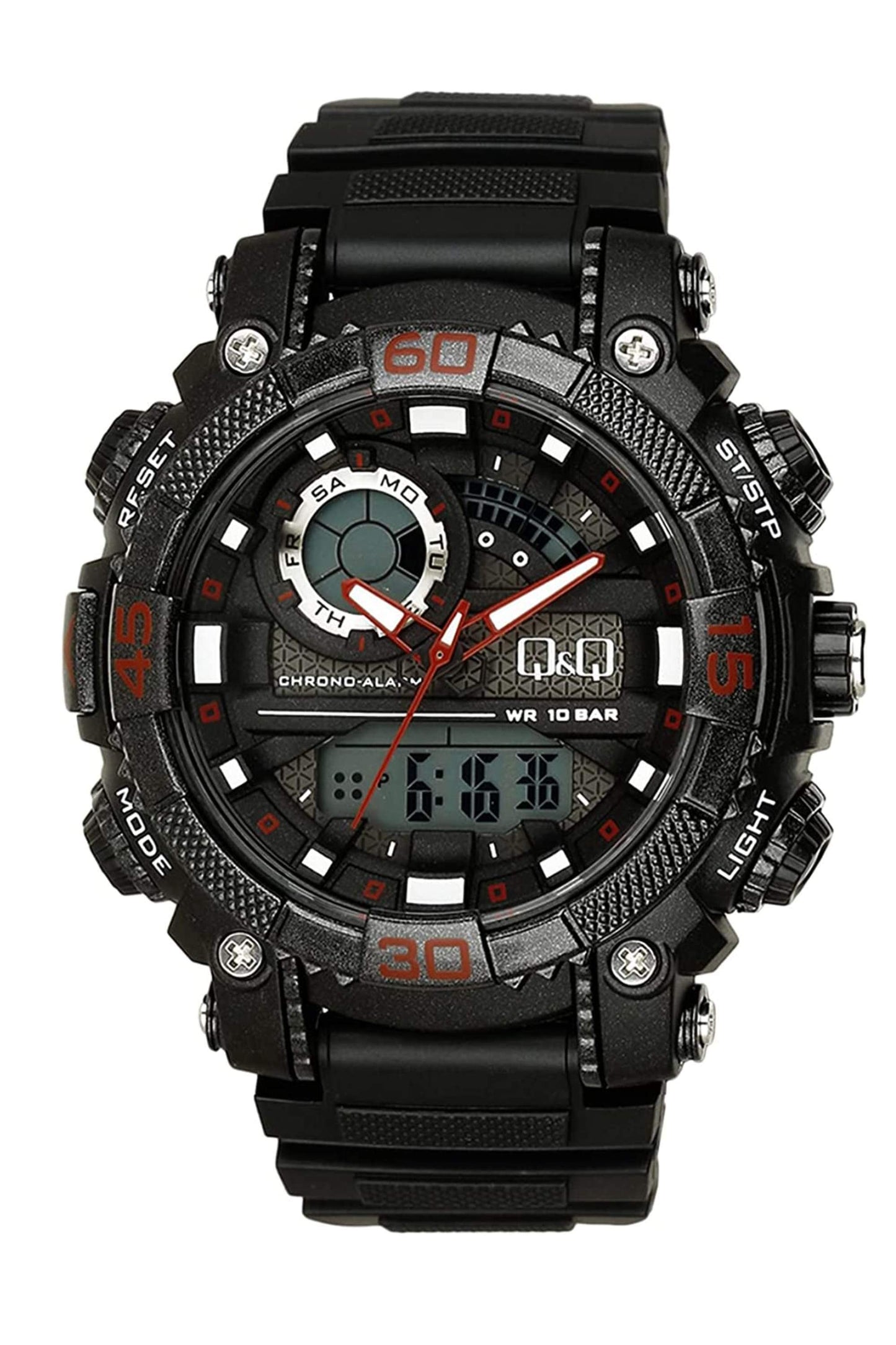 Reloj Análogo-digital Deportivo Negro de Hombre