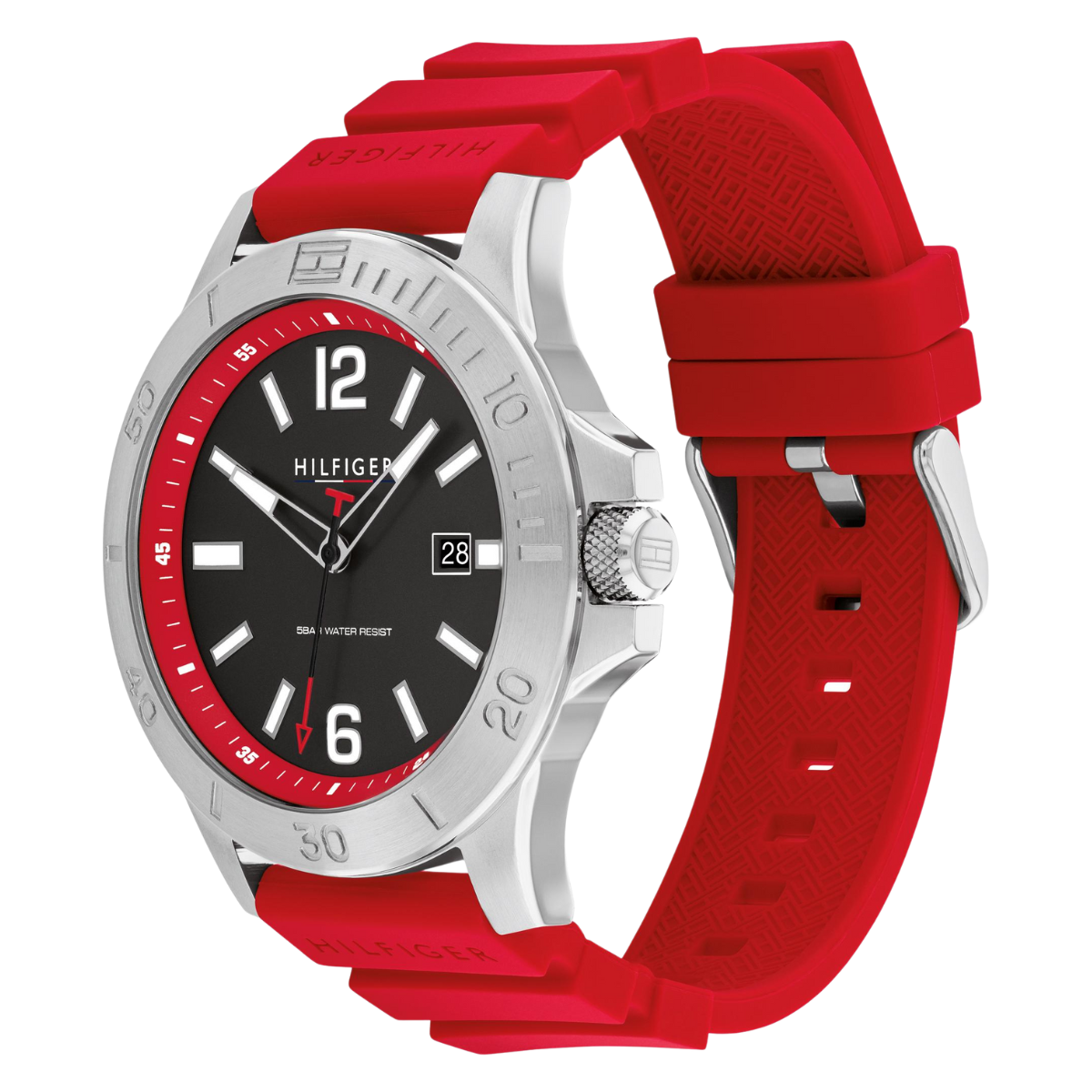 Reloj Análogo Plateado Ejecutivo de Hombre