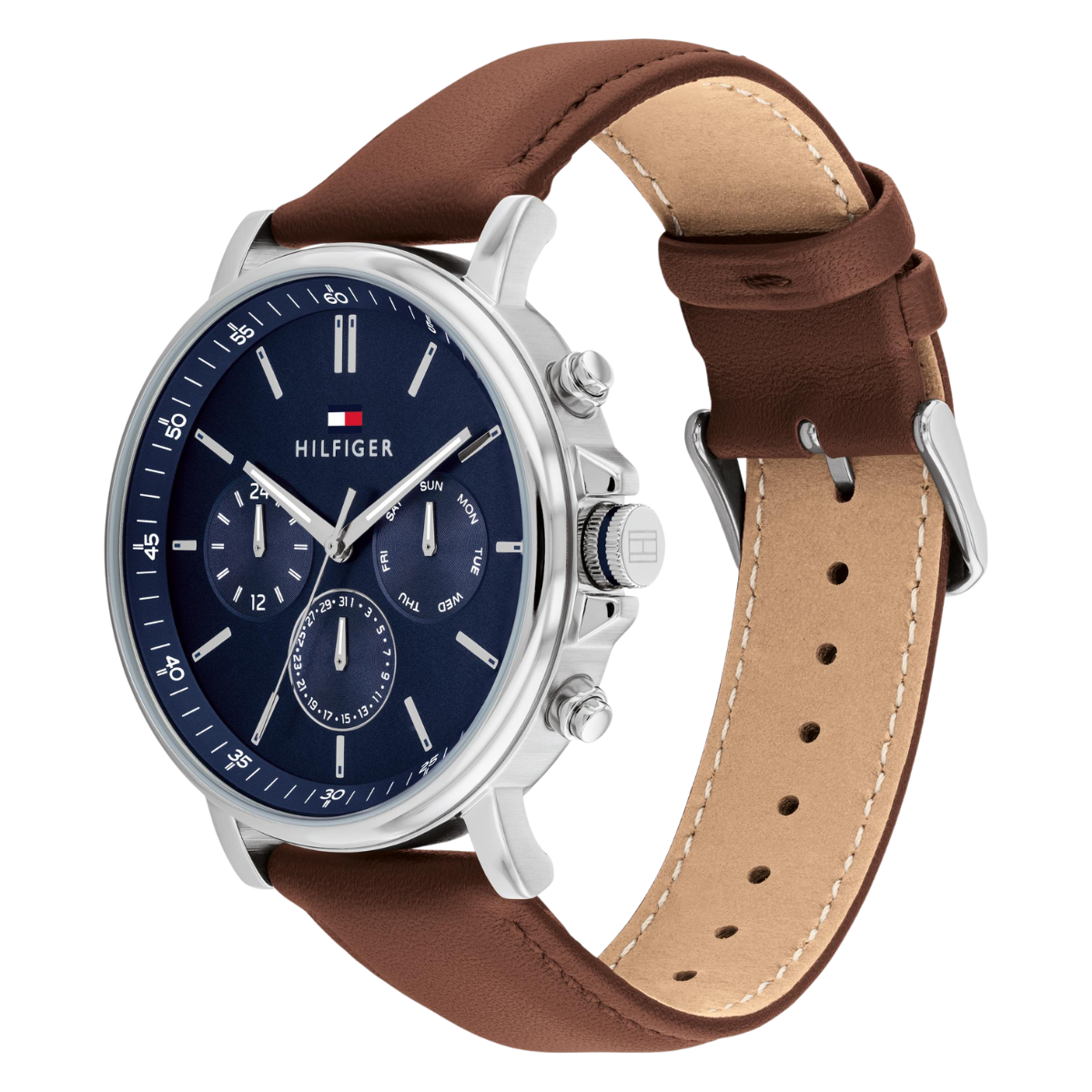 Reloj Análogo Plateado Ejecutivo de Hombre