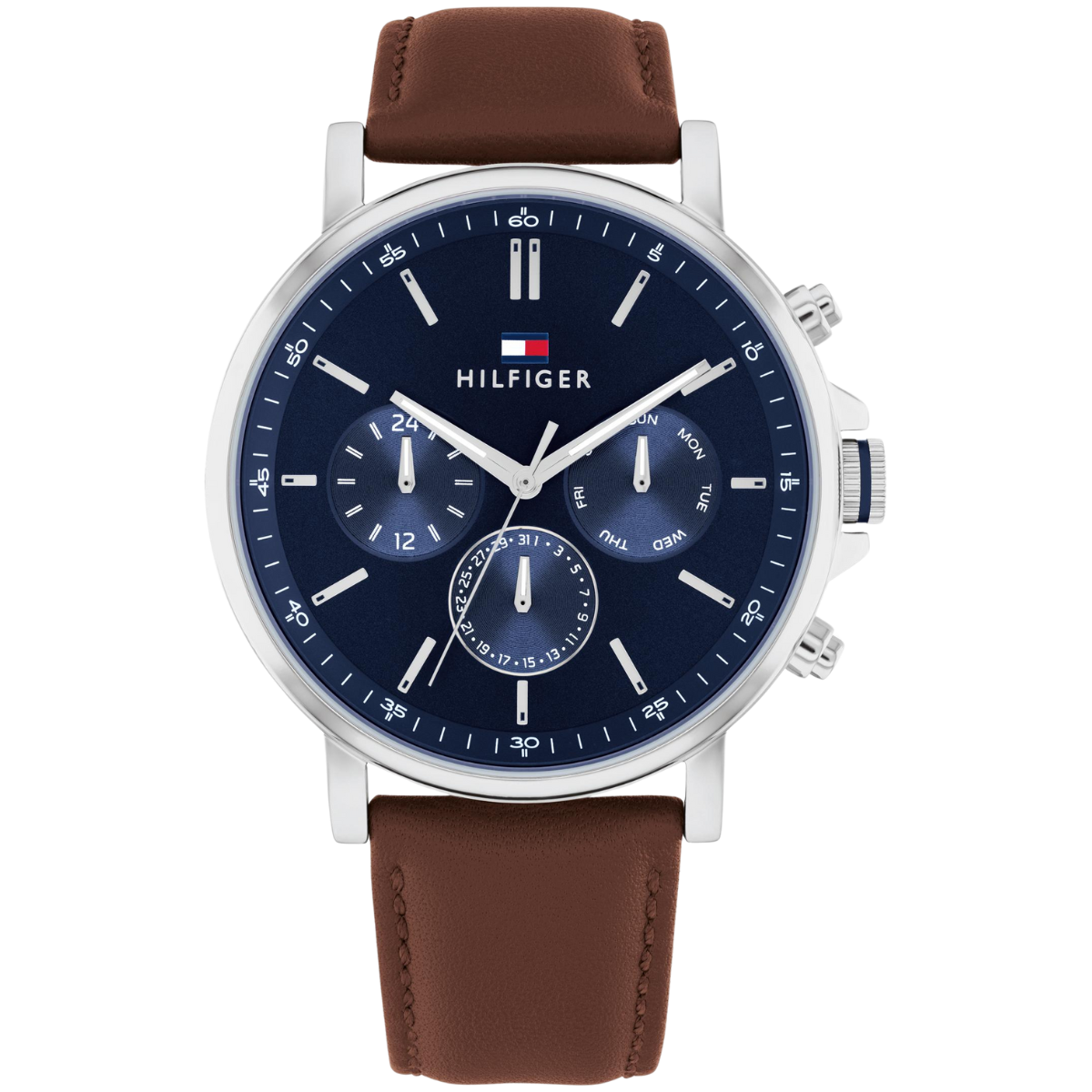 Reloj Análogo Plateado Ejecutivo de Hombre
