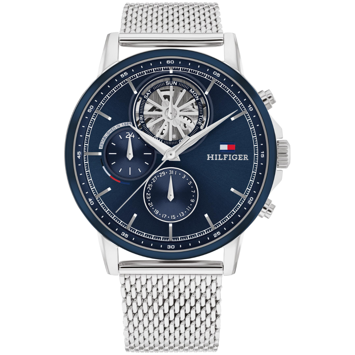 Reloj Análogo Azul Casual de Hombre