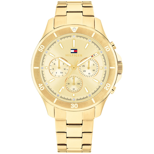 Reloj Análogo Dorado Casual de Mujer
