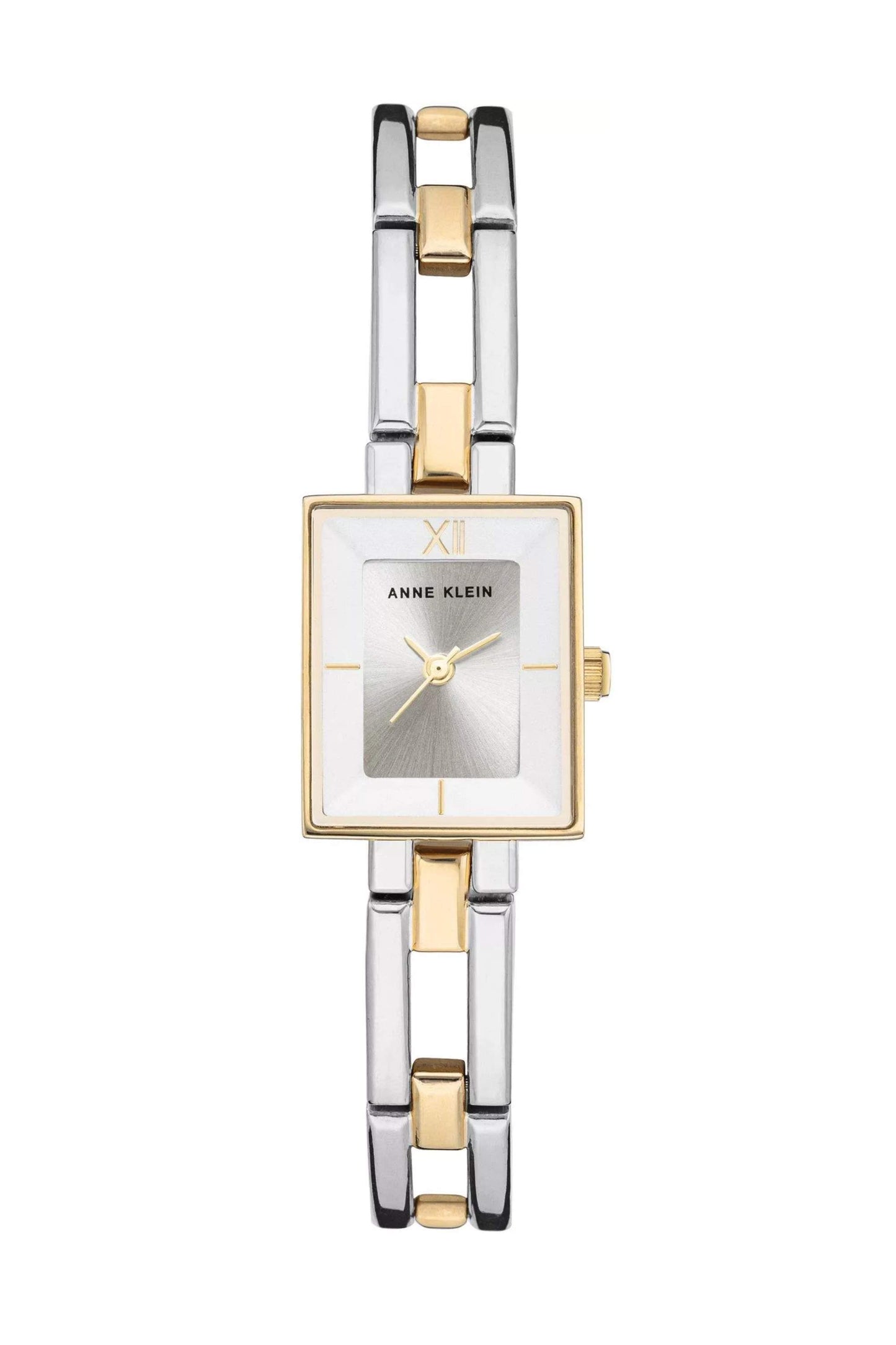 Reloj Análogo Rectangular Casual Dorado de Mujer