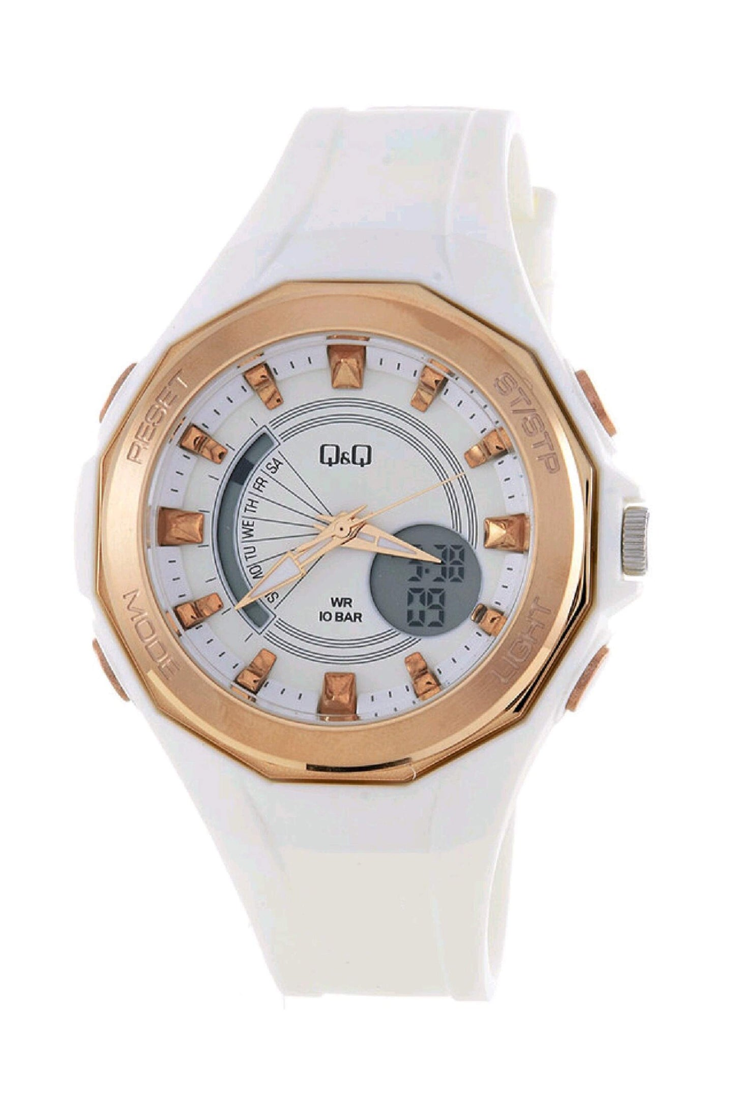 Reloj Análogo-digital Casual Blanco de Mujer
