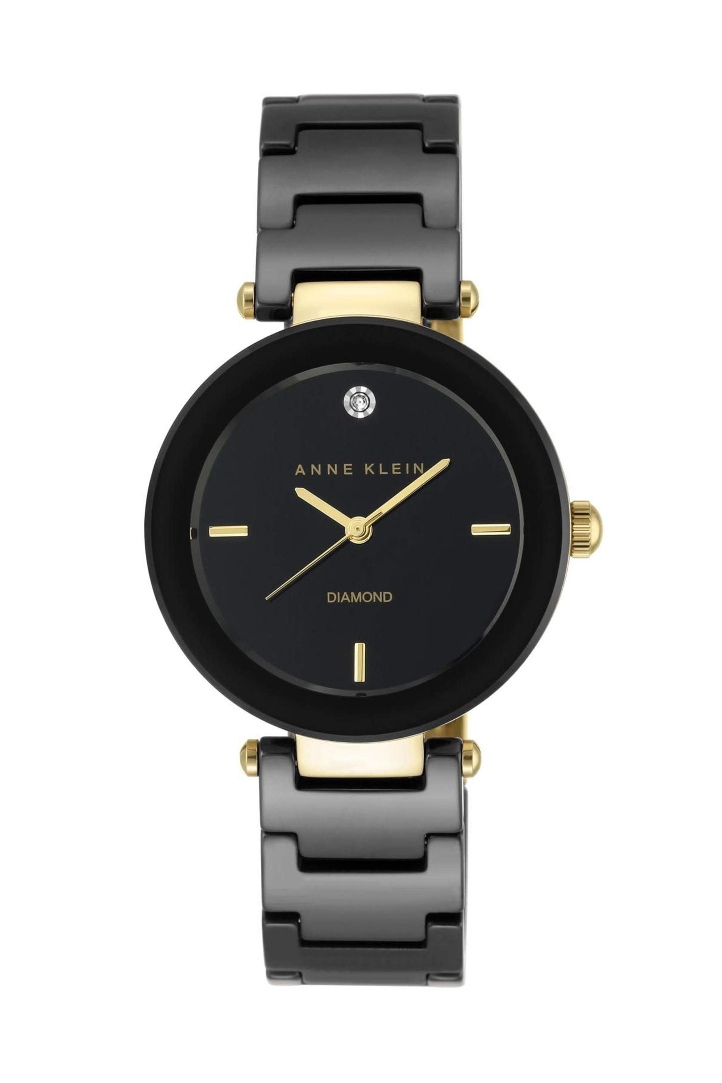 Reloj Análogo Diamond Luxury Dorado de Mujer