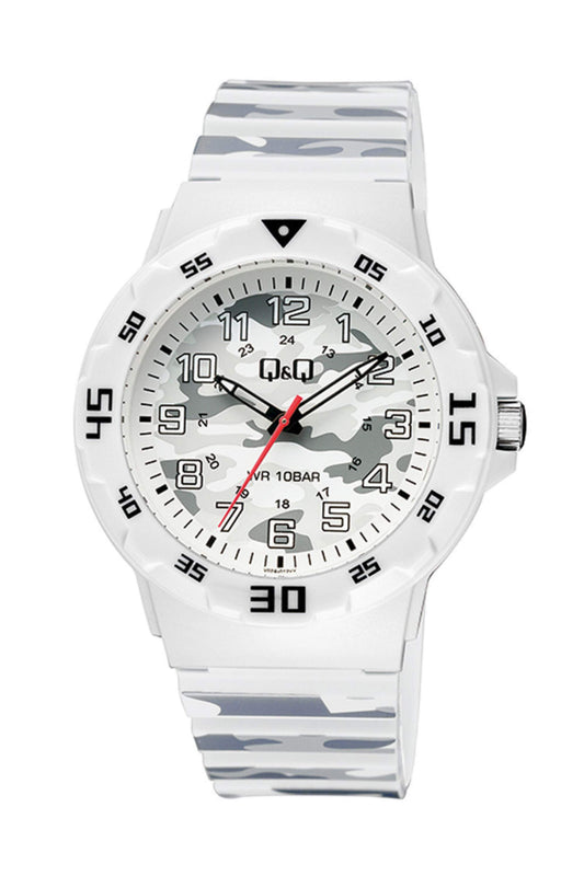Reloj Análogo Deportivo Blanco de Hombre