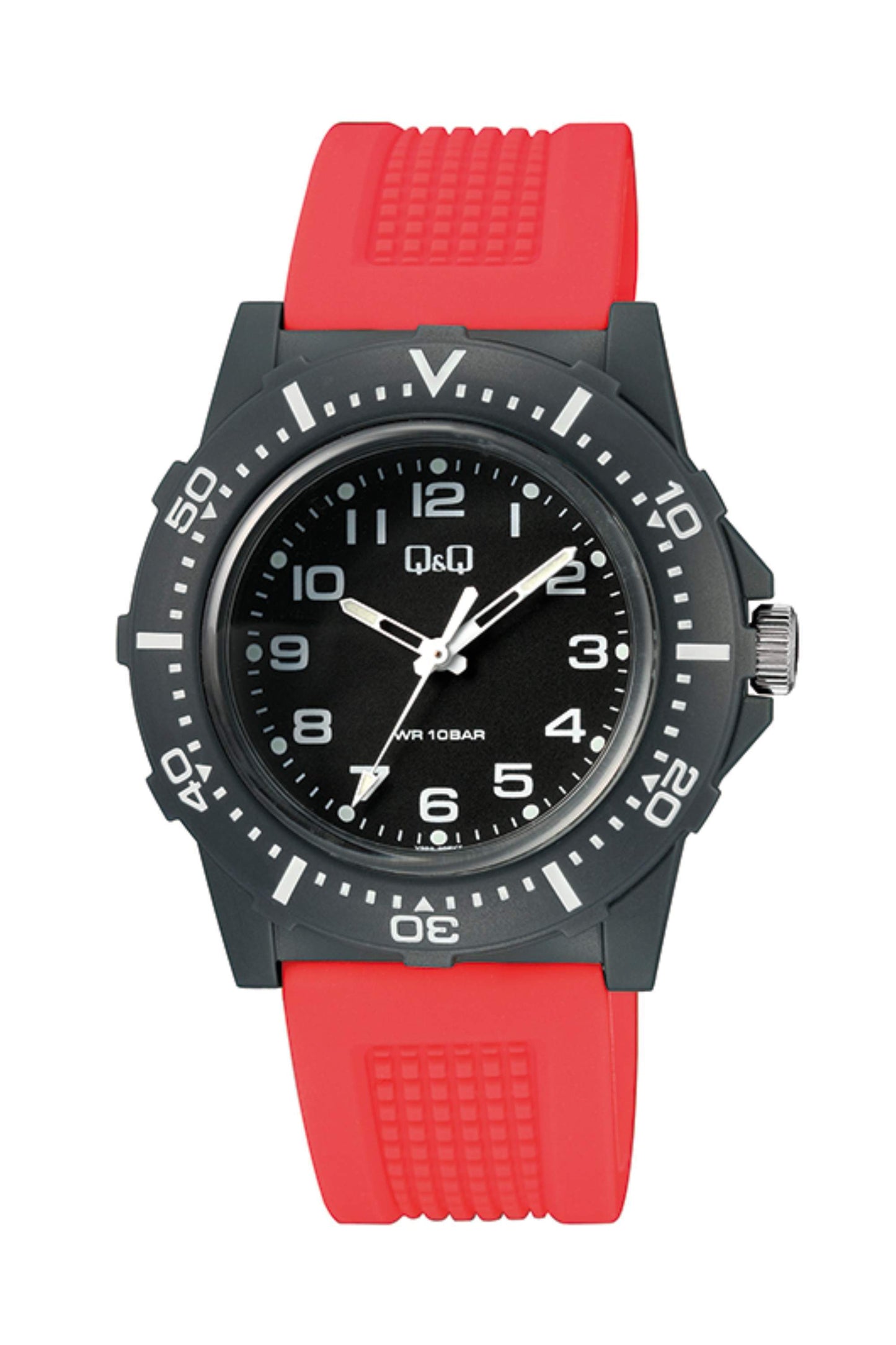 Reloj Análogo Deportivo Negro de Hombre