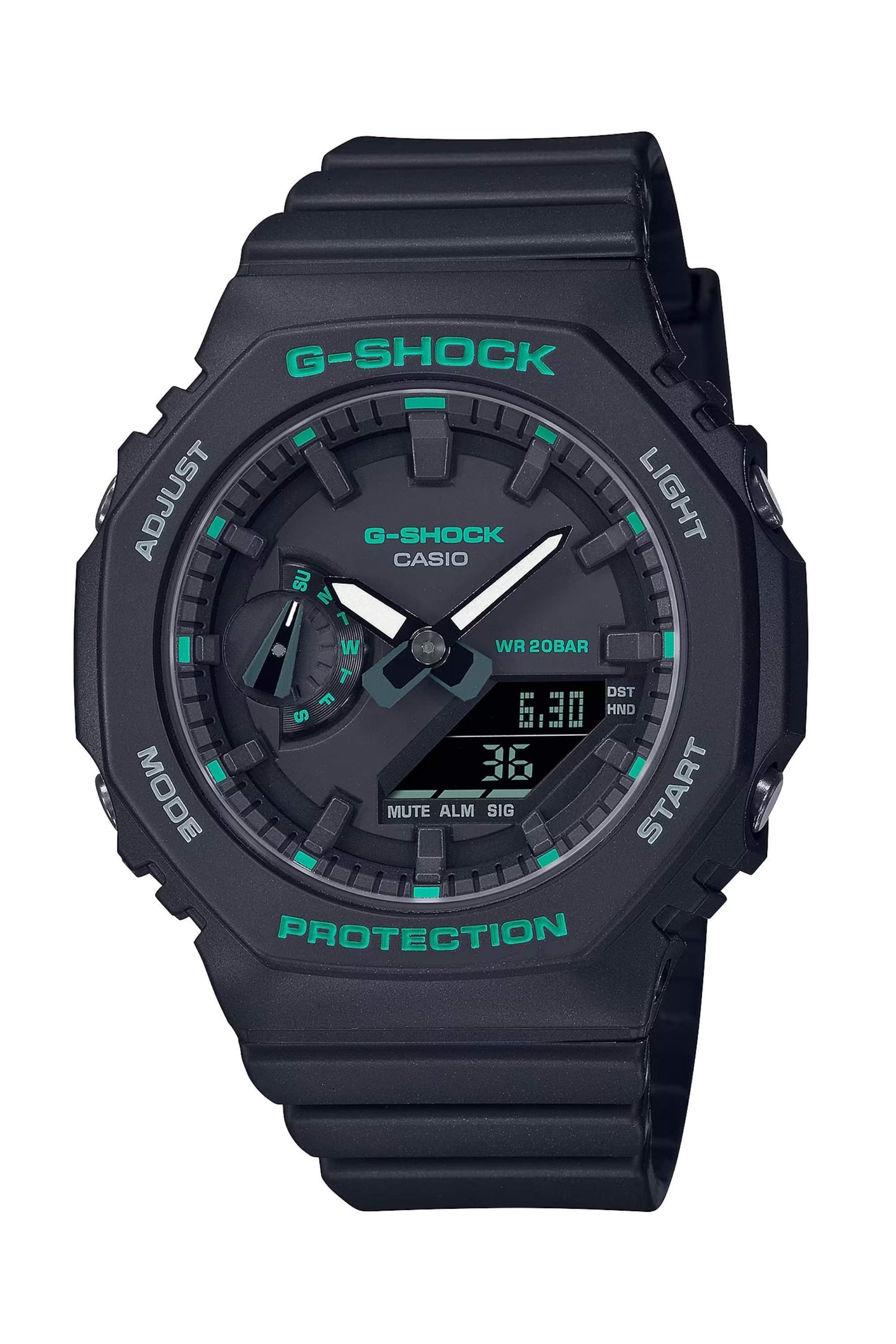 Reloj Análogo-Digital Octagon Carbon Core Juvenil Negro de Mujer