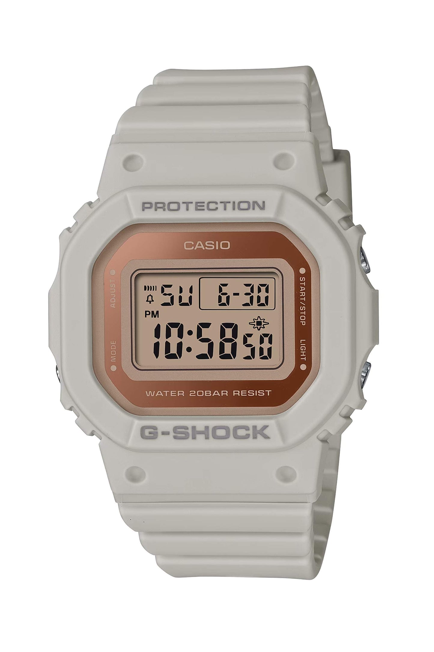 Reloj Digital The Origin Slim Sport Crema de Mujer