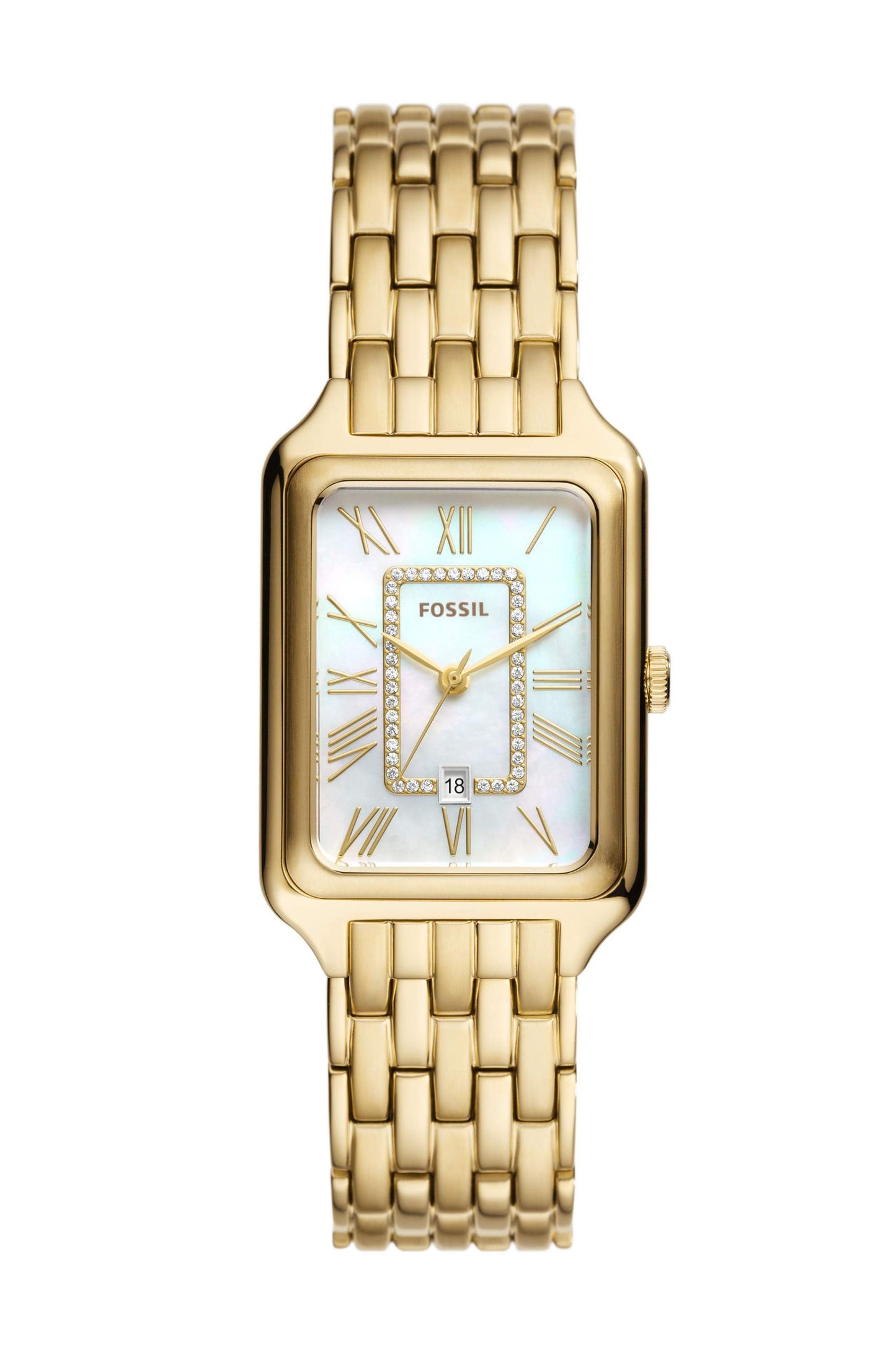 Reloj Análogo Raquel Vintage Plateado de Mujer