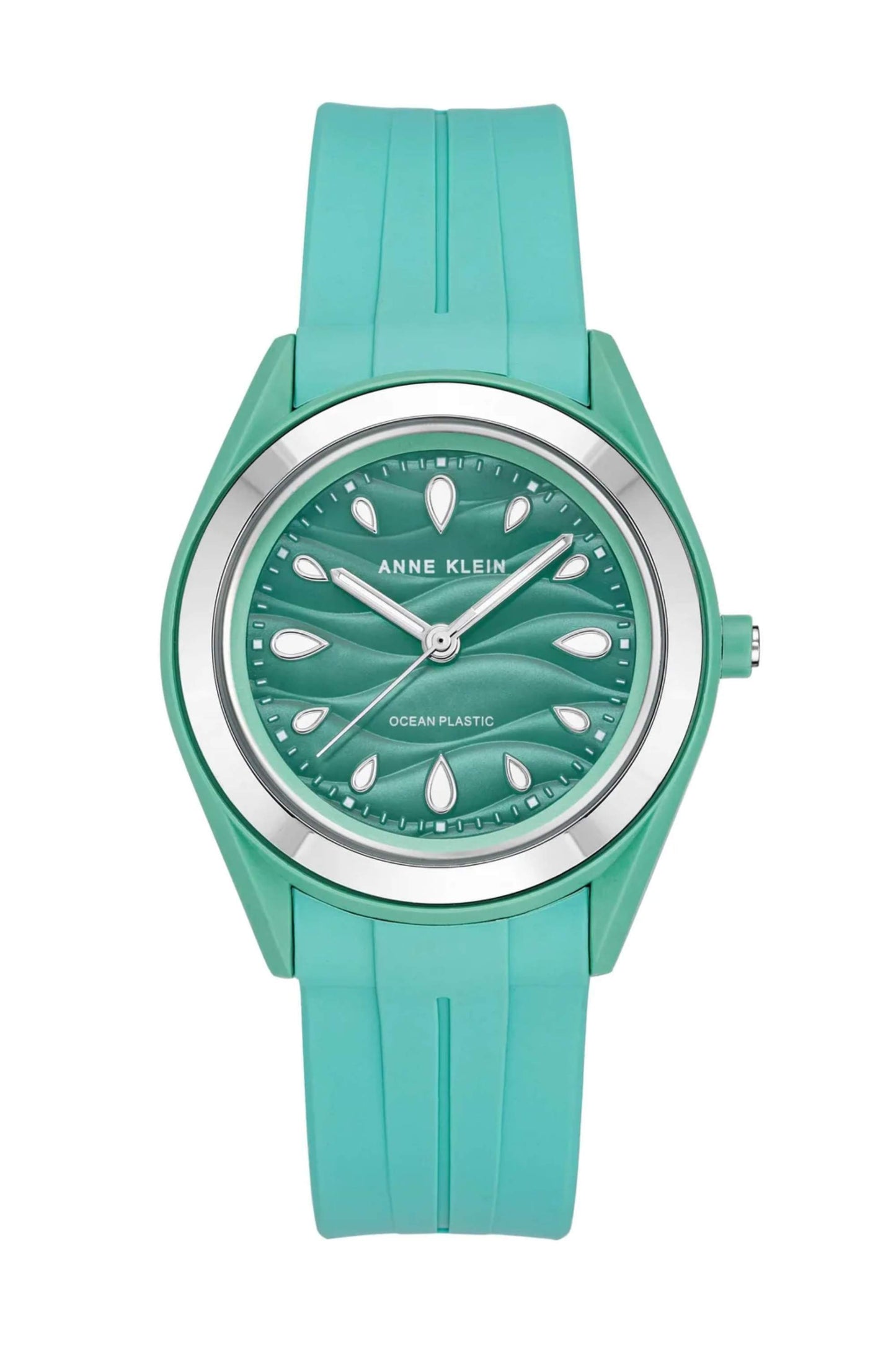 Reloj Análogo Consider-it Solar Ocean Juvenil Plateado de Mujer
