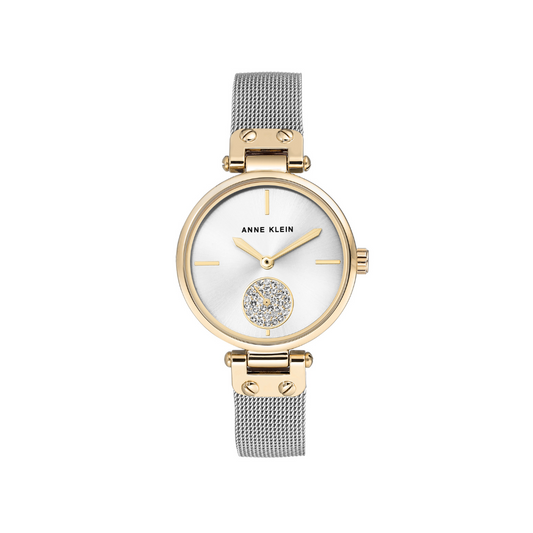 Reloj Análogo Luxury Plateado de Mujer