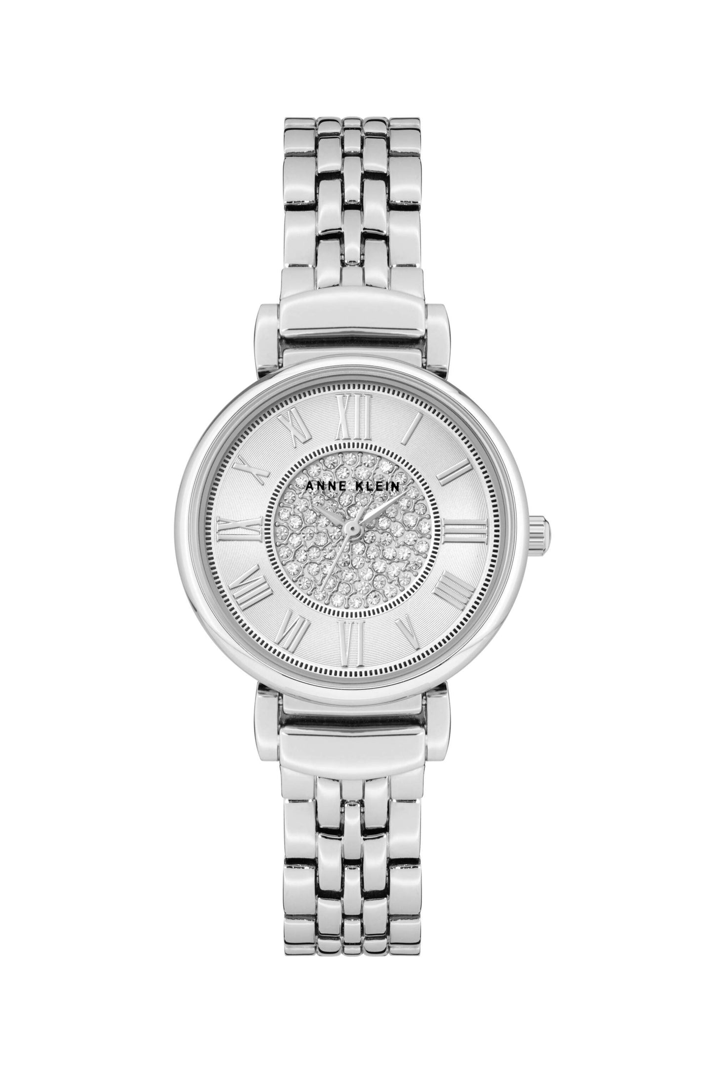 Reloj Análogo Juvenil Plateado de Mujer
