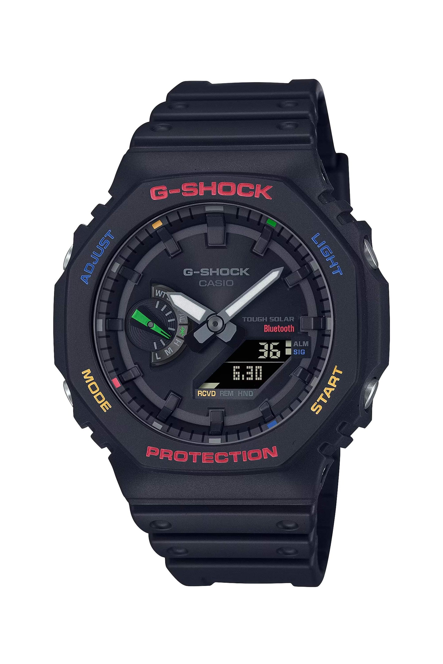 Reloj Análogo-Digital Octagon Carbon Core Juvenil Negro de Hombre