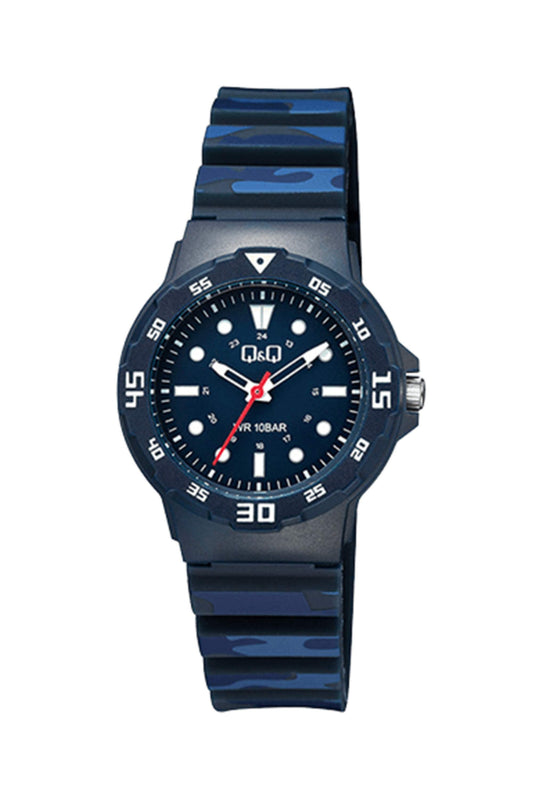 Reloj Análogo Deportivo Azul de Hombre