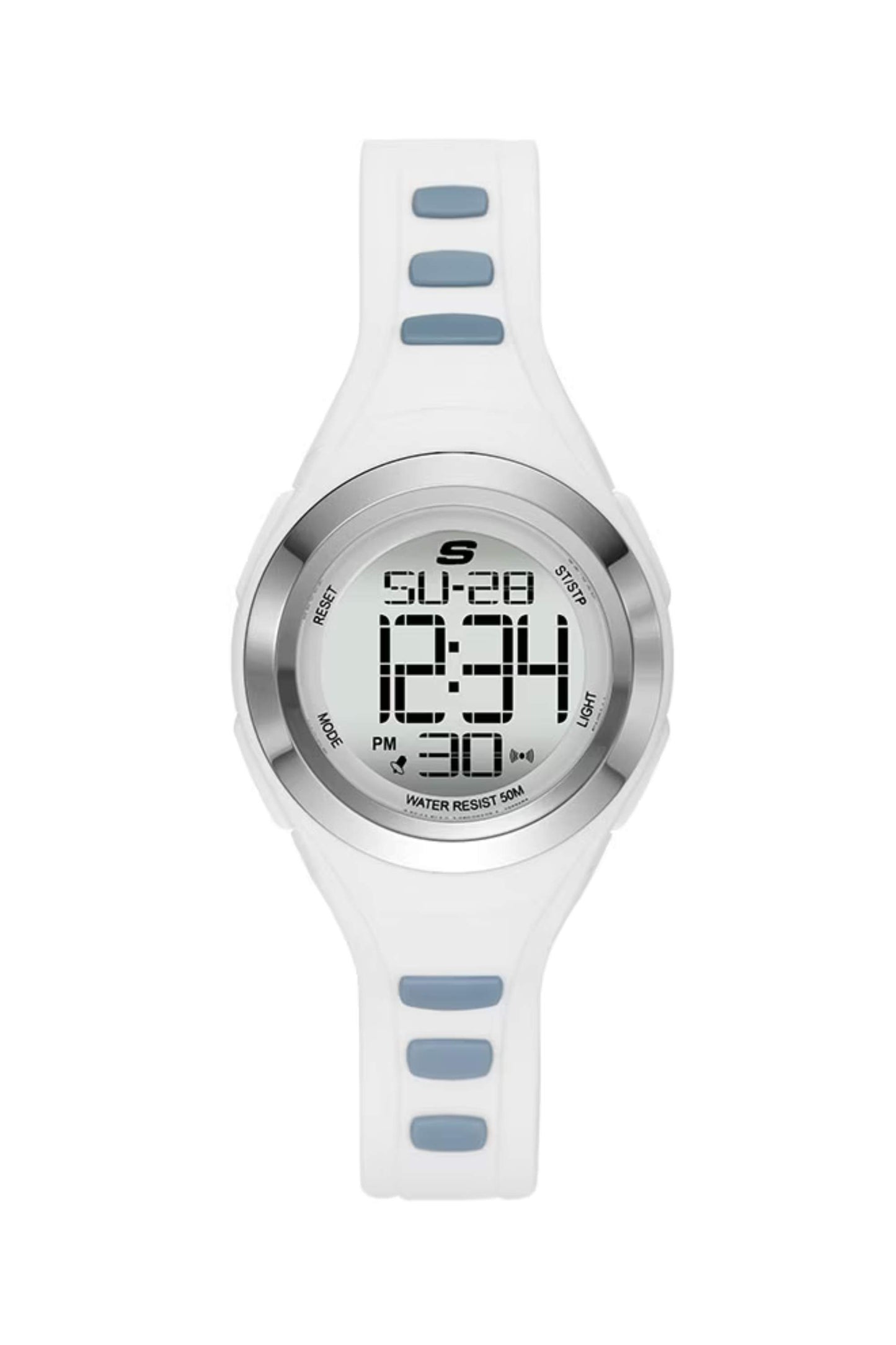 Reloj Digital Tennyson Juvenil Blanco de Mujer