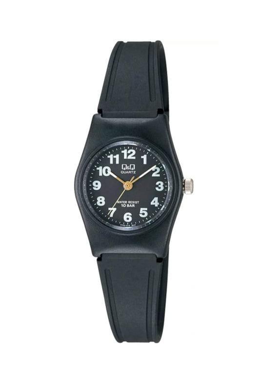 Reloj Análogo Casual Negro de Mujer
