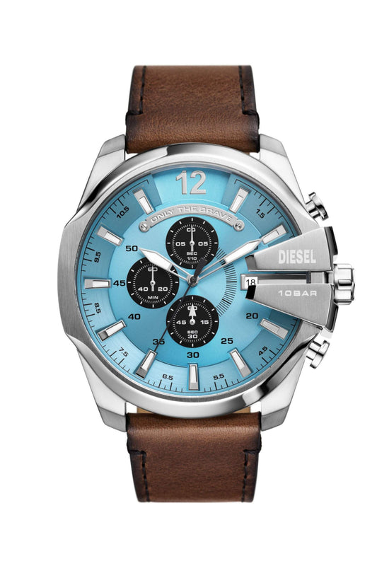 Reloj Análogo Split Casual Plateado de Hombre