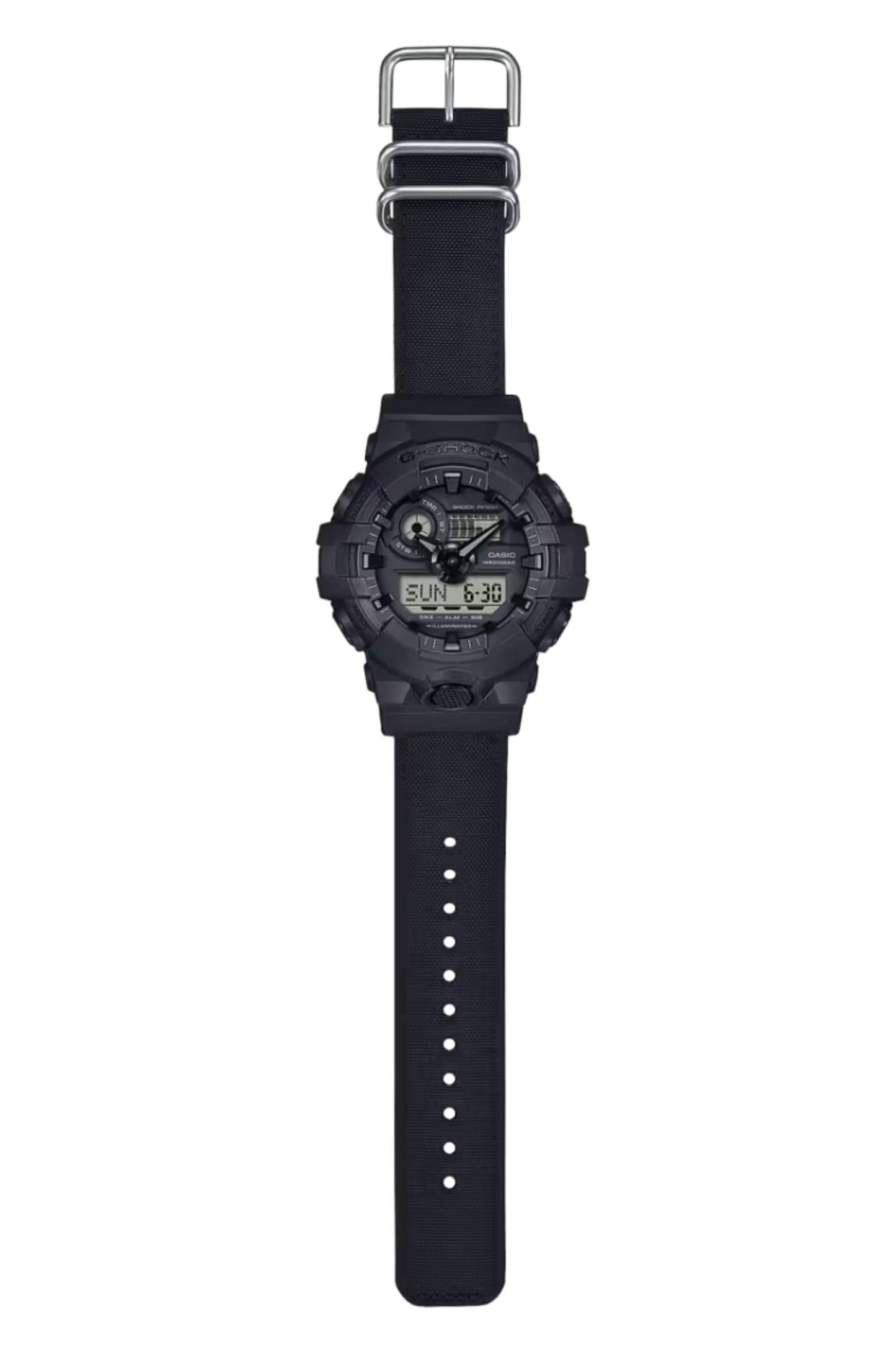 Reloj Análogo-Digital Casual Negro de Hombre