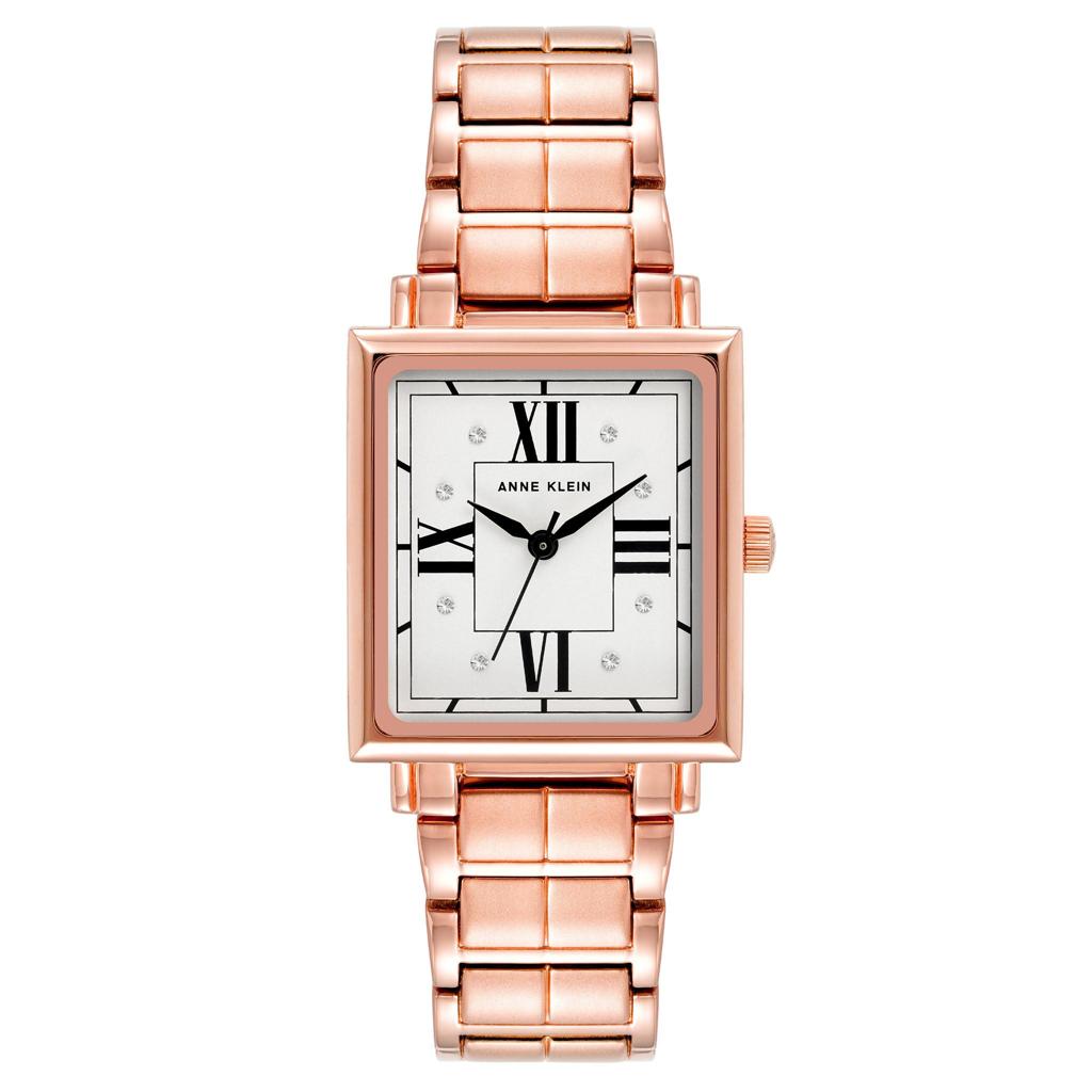 Reloj Análogo De Mujer Plateado Y Oro Rosa