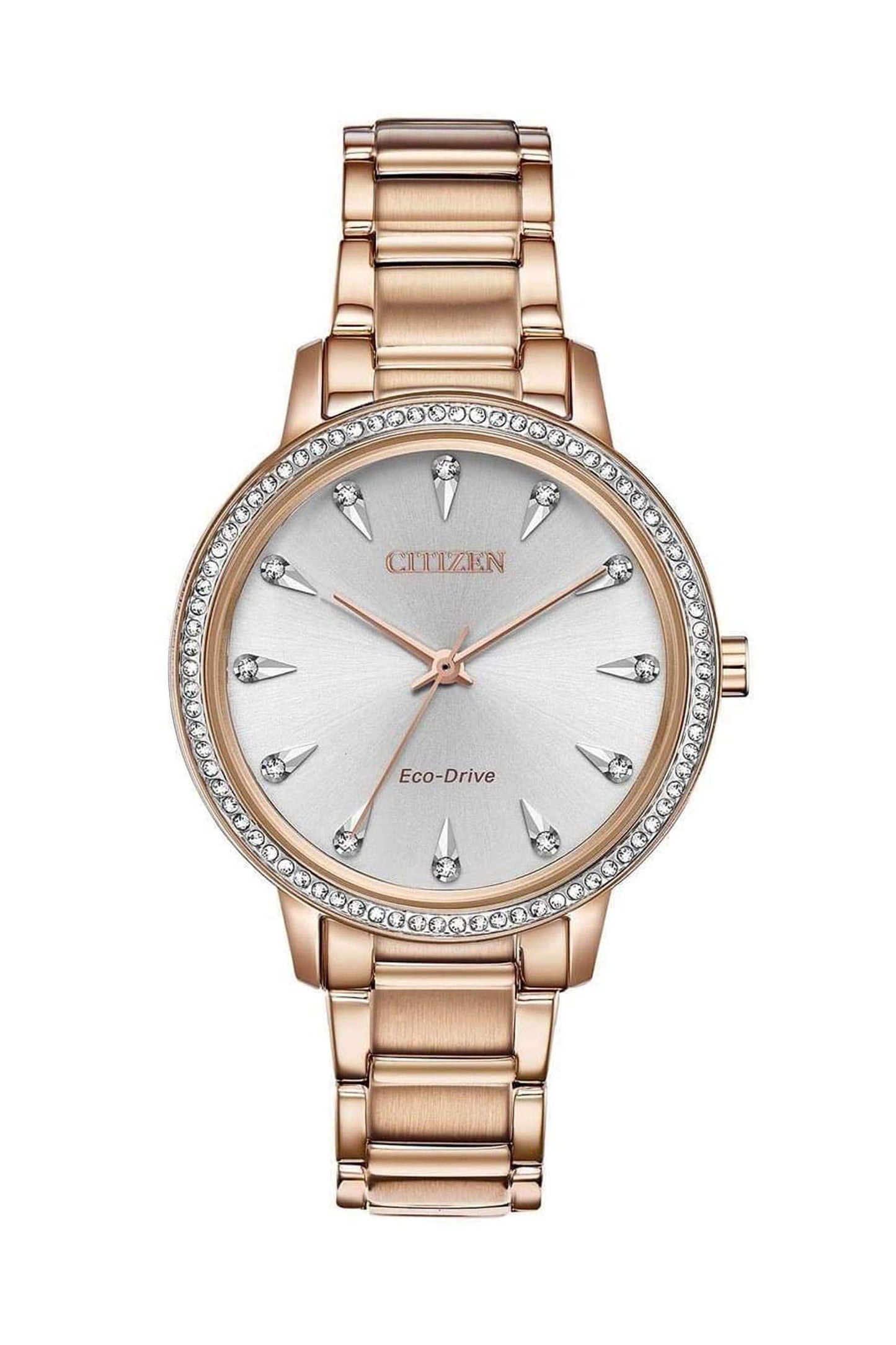Reloj Análogo Eco Drive Silhouette Crystal Casual de Mujer