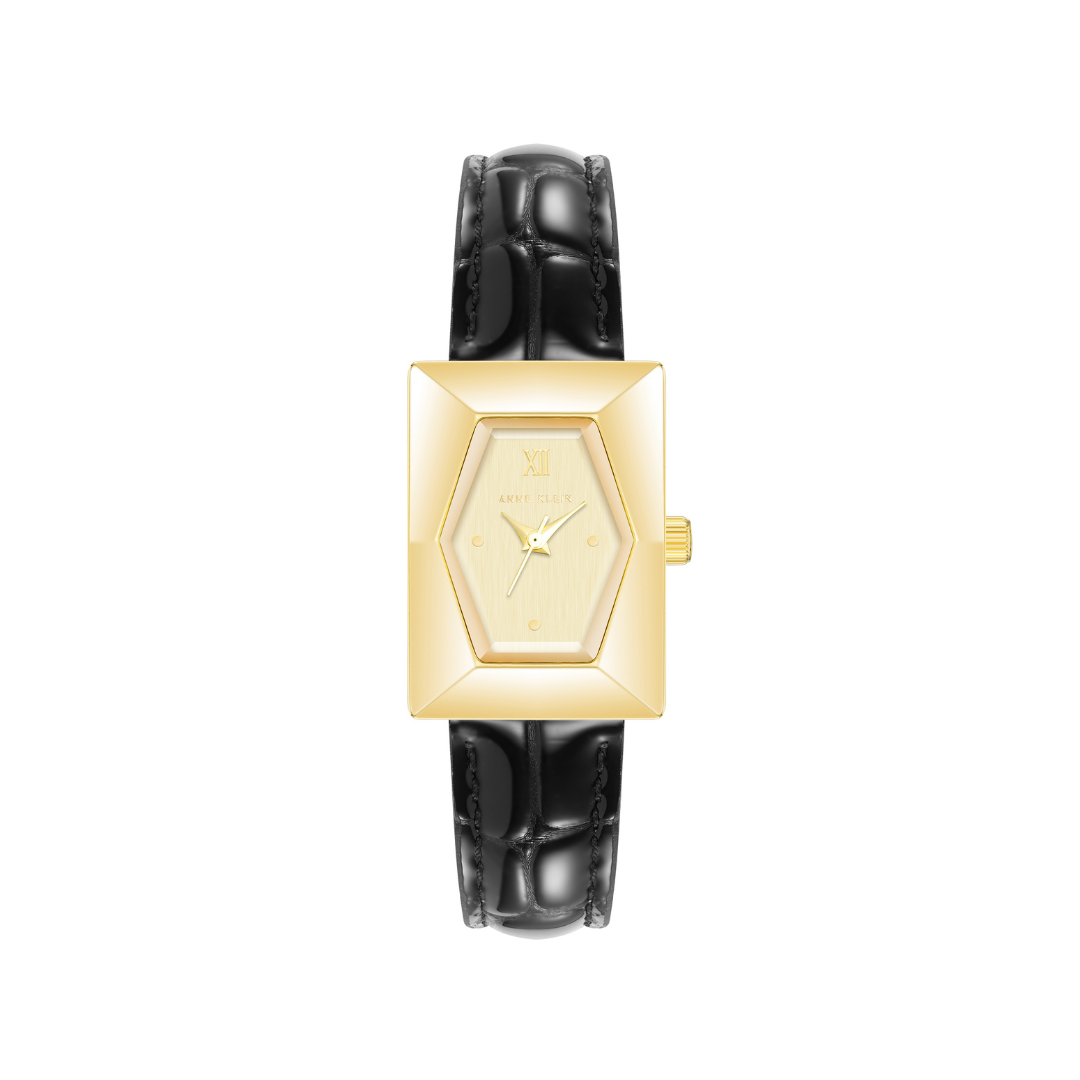 Reloj Análogo Luxury Champaña de Mujer