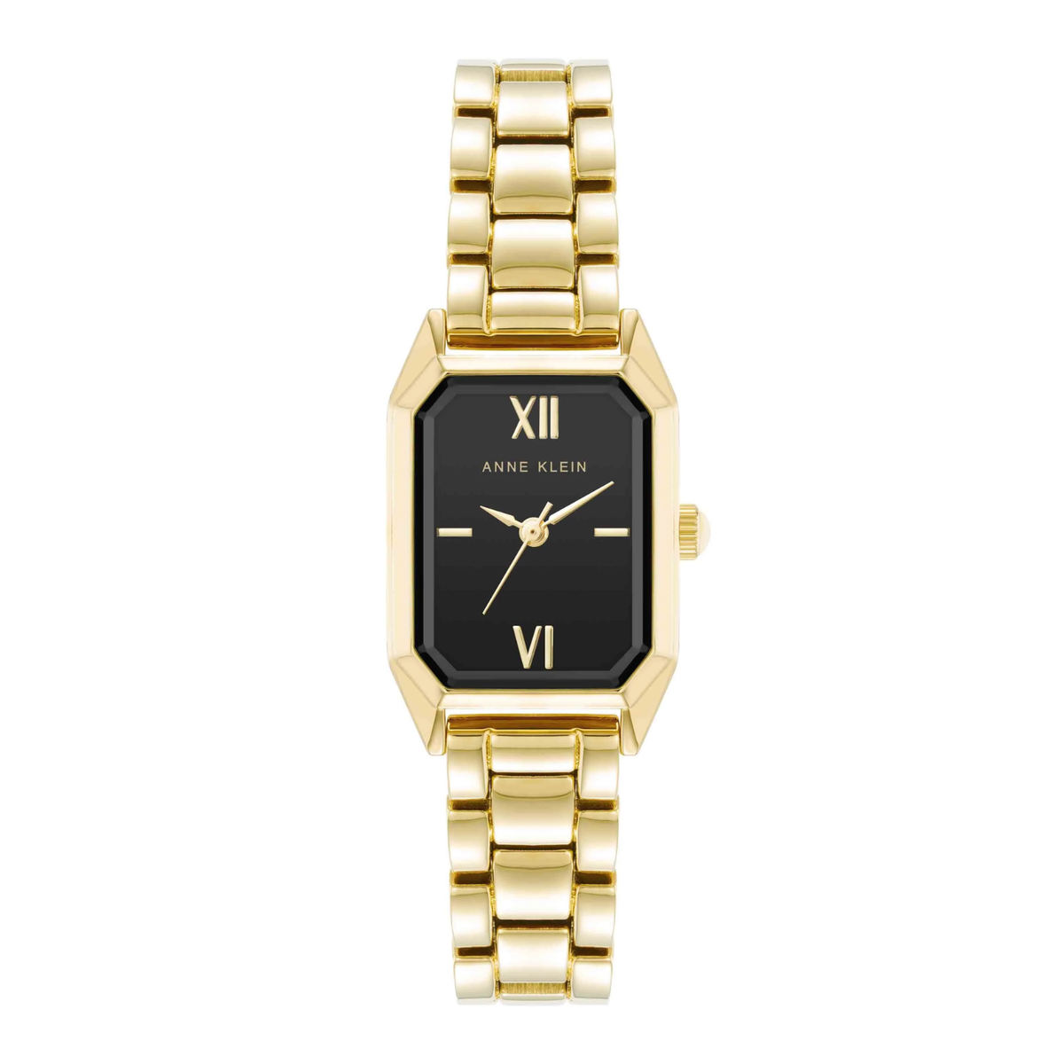 Reloj Dorado y Negro Análogo de Mujer