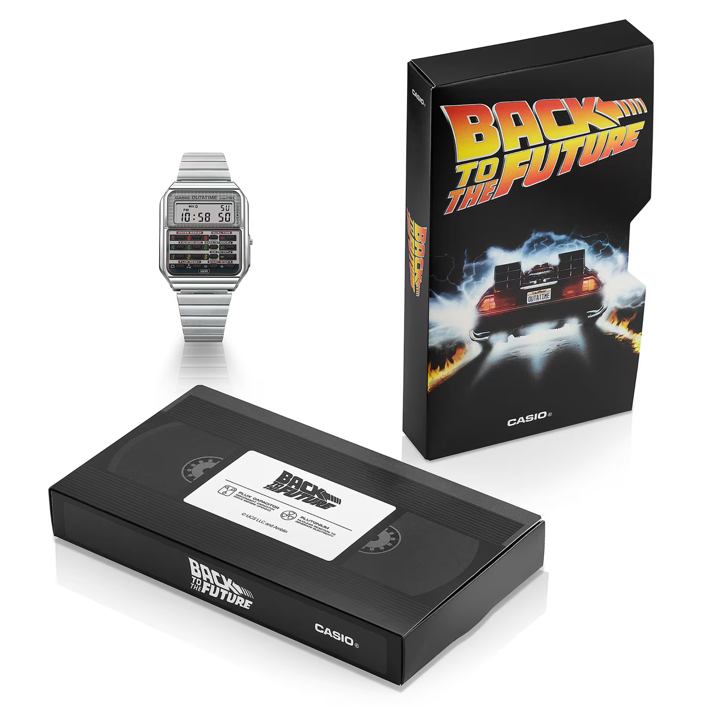 Reloj Análogo Casio x Back to The Future Edición Limitada