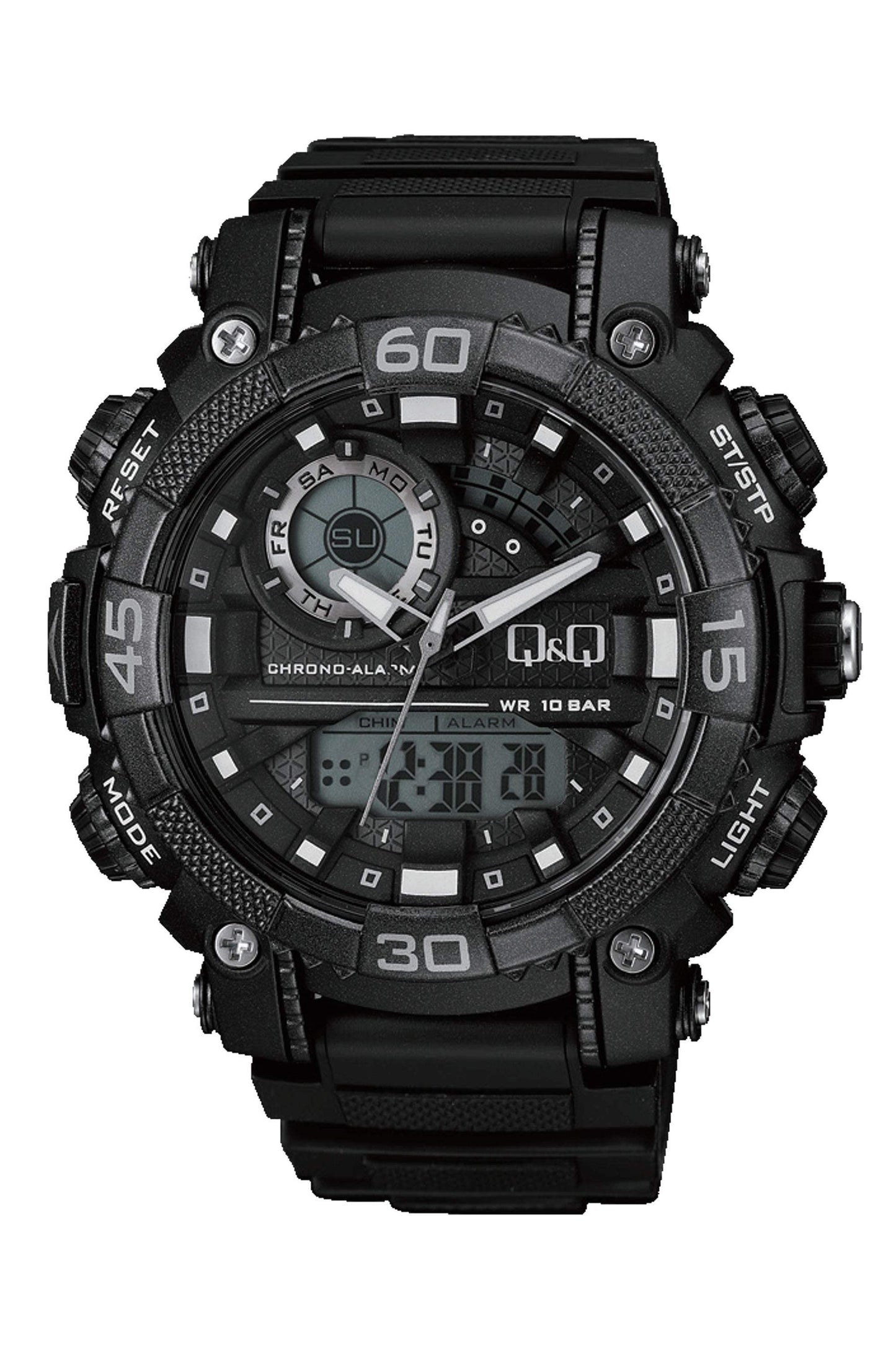 Reloj Análogo-digital Deportivo Negro de Hombre