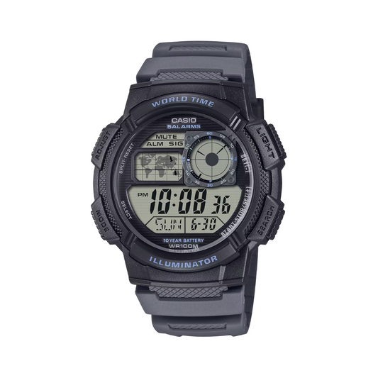 Reloj Digital Deportivo Negro de Hombre