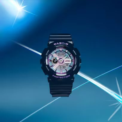 Reloj Análogo Digital Casual Azul Marino de Mujer