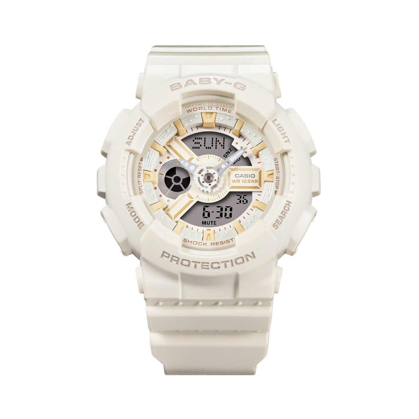 Reloj Análogo-Digital Classic Sport Crema de Mujer