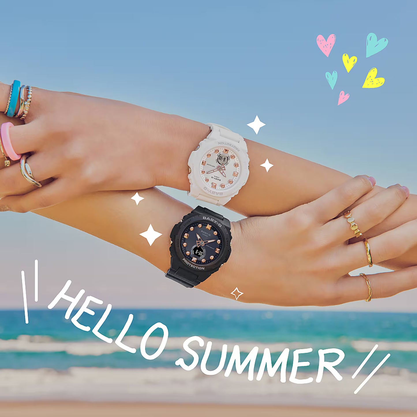Reloj Análogo-Digital Summer Sport Negro de Mujer