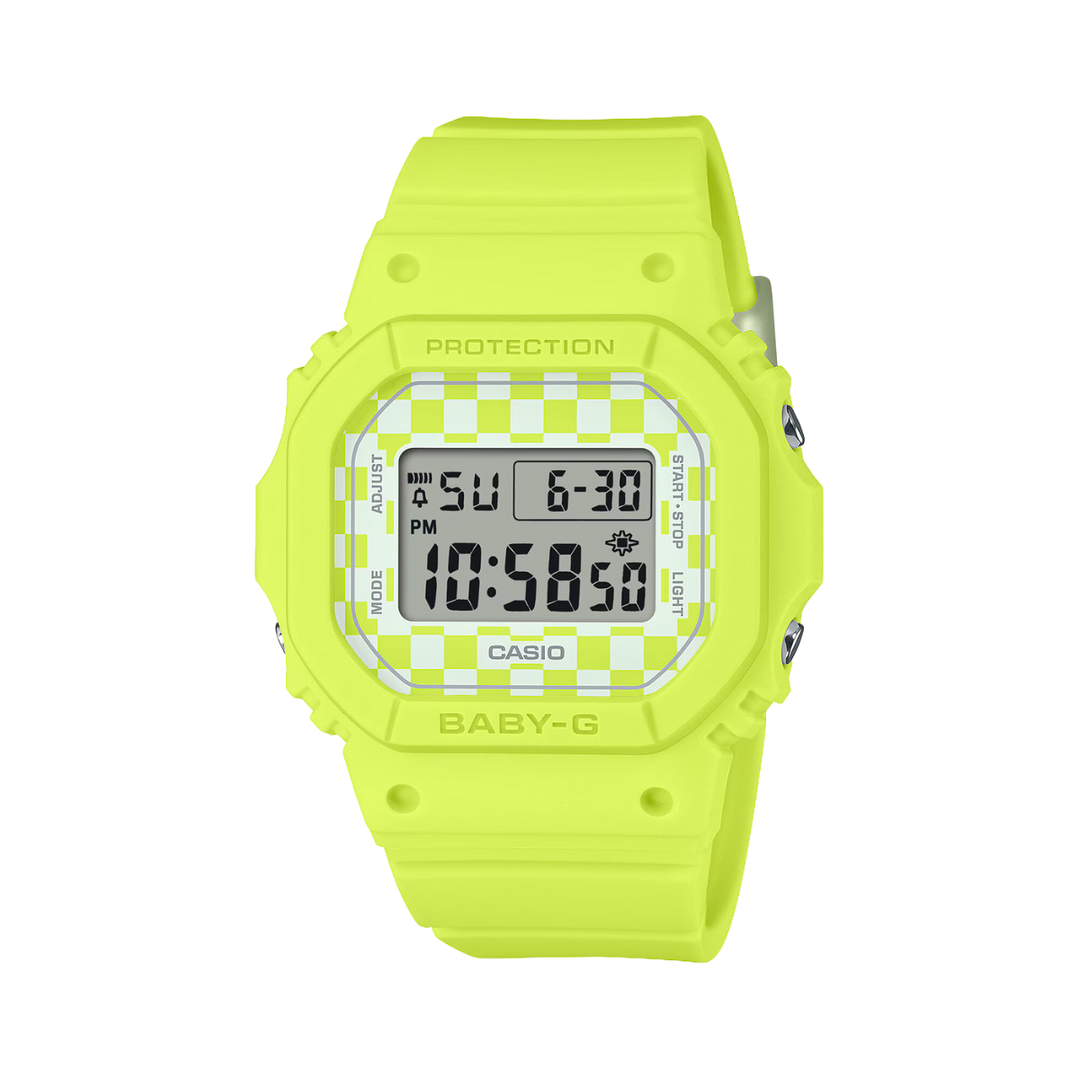Reloj Digital Sport Amarillo de Mujer