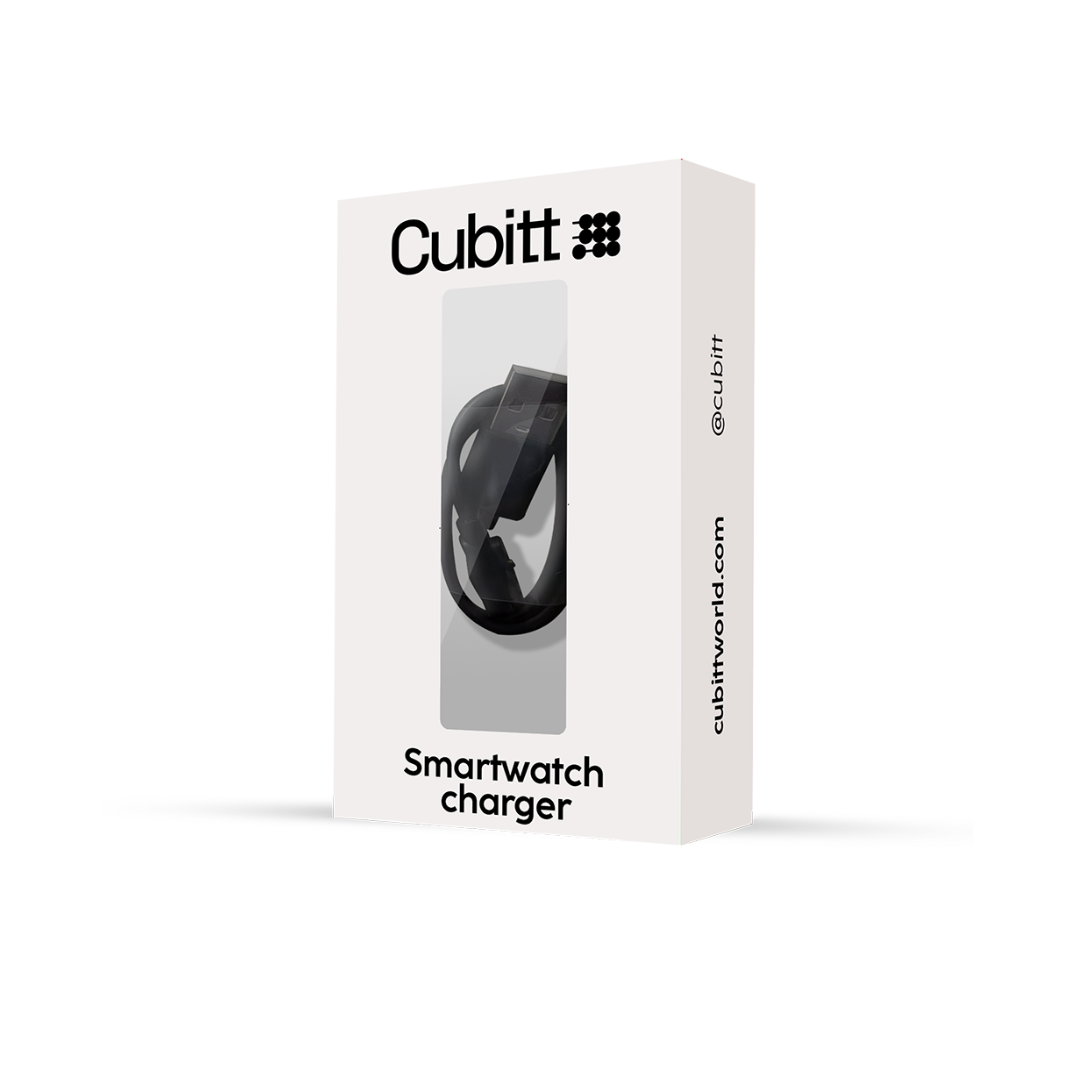 Cable Cargador Para Smartwatch Cubitt Negro