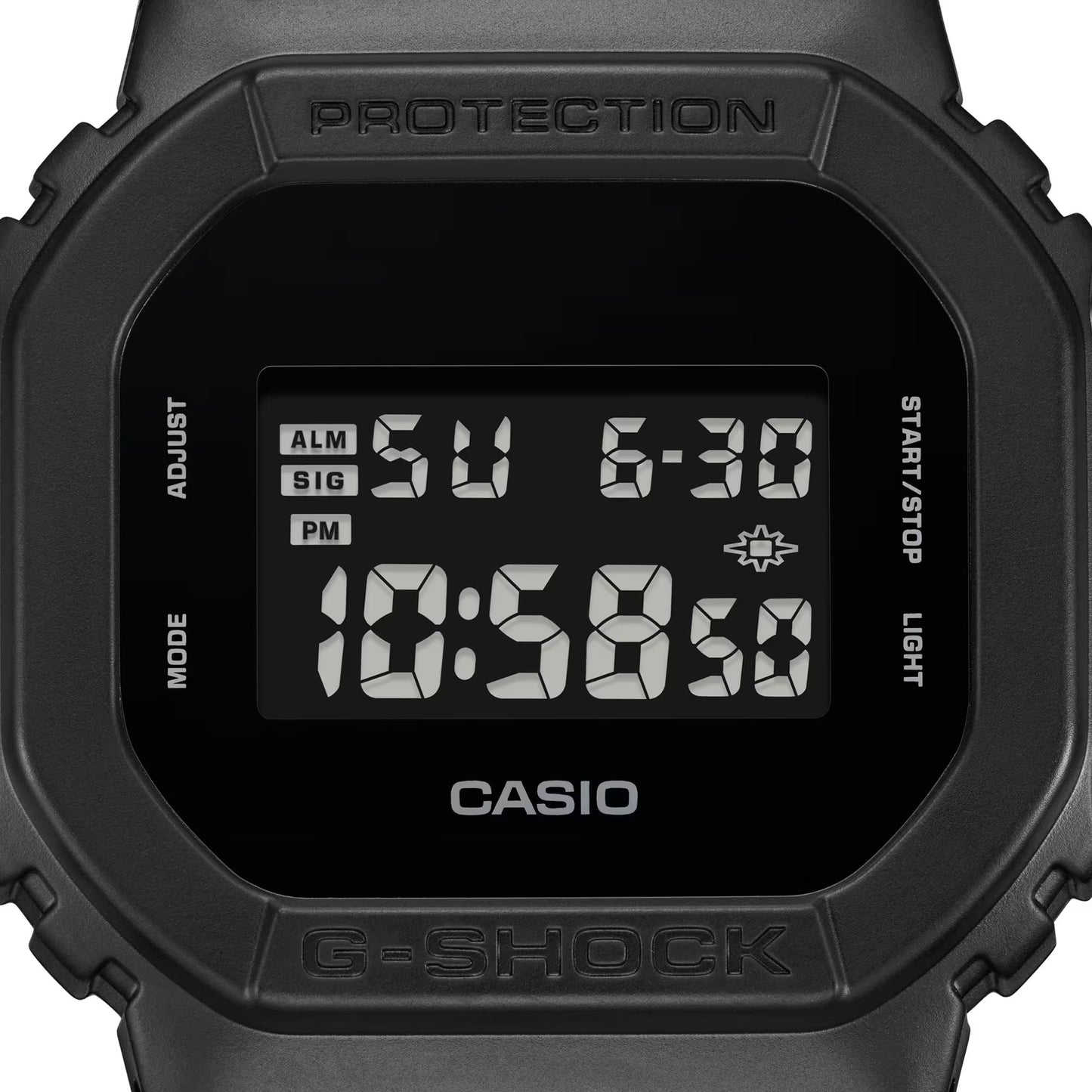 Reloj Digital Casual Negro de Hombre