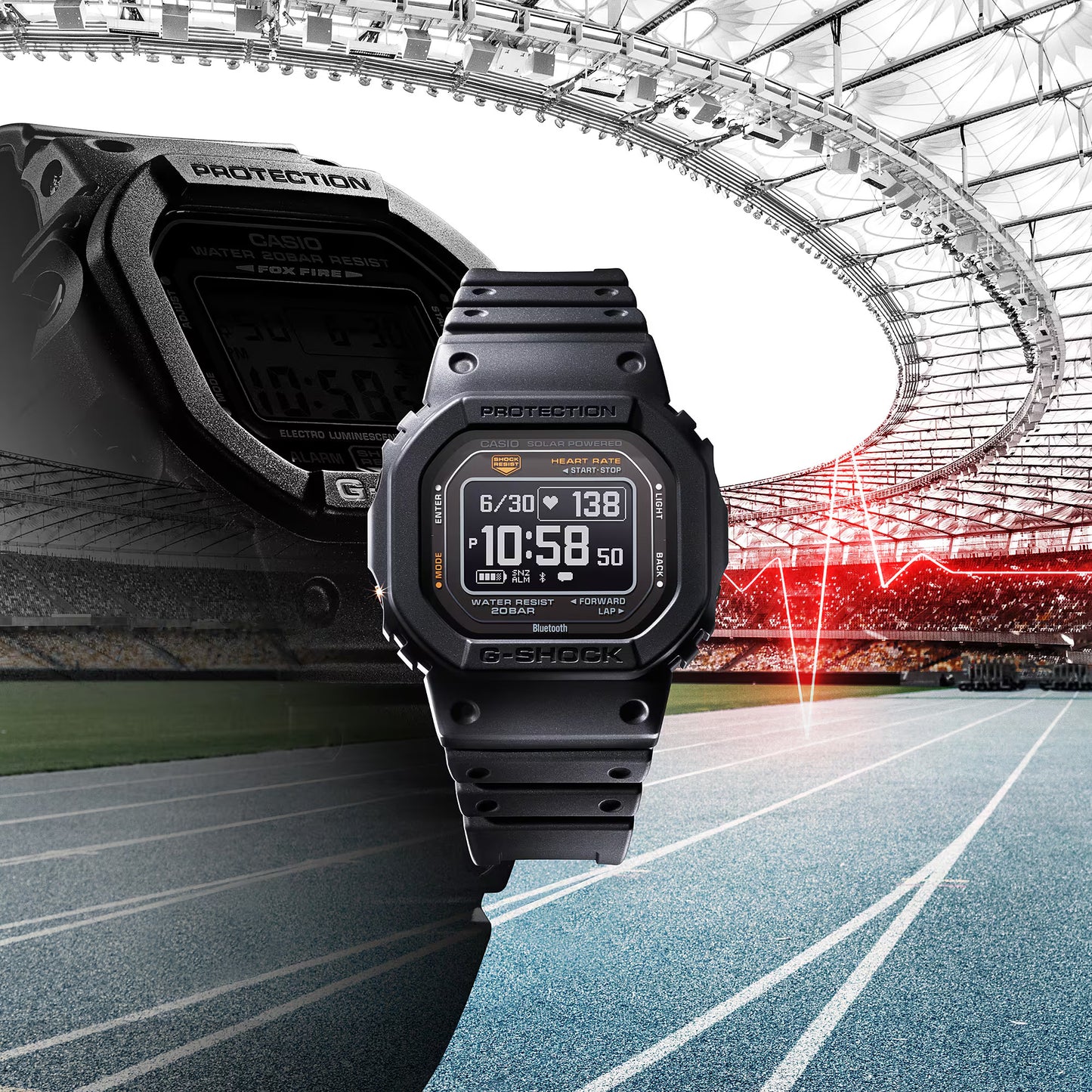 Reloj Digital G-Squad Move Sport Negro de Hombre