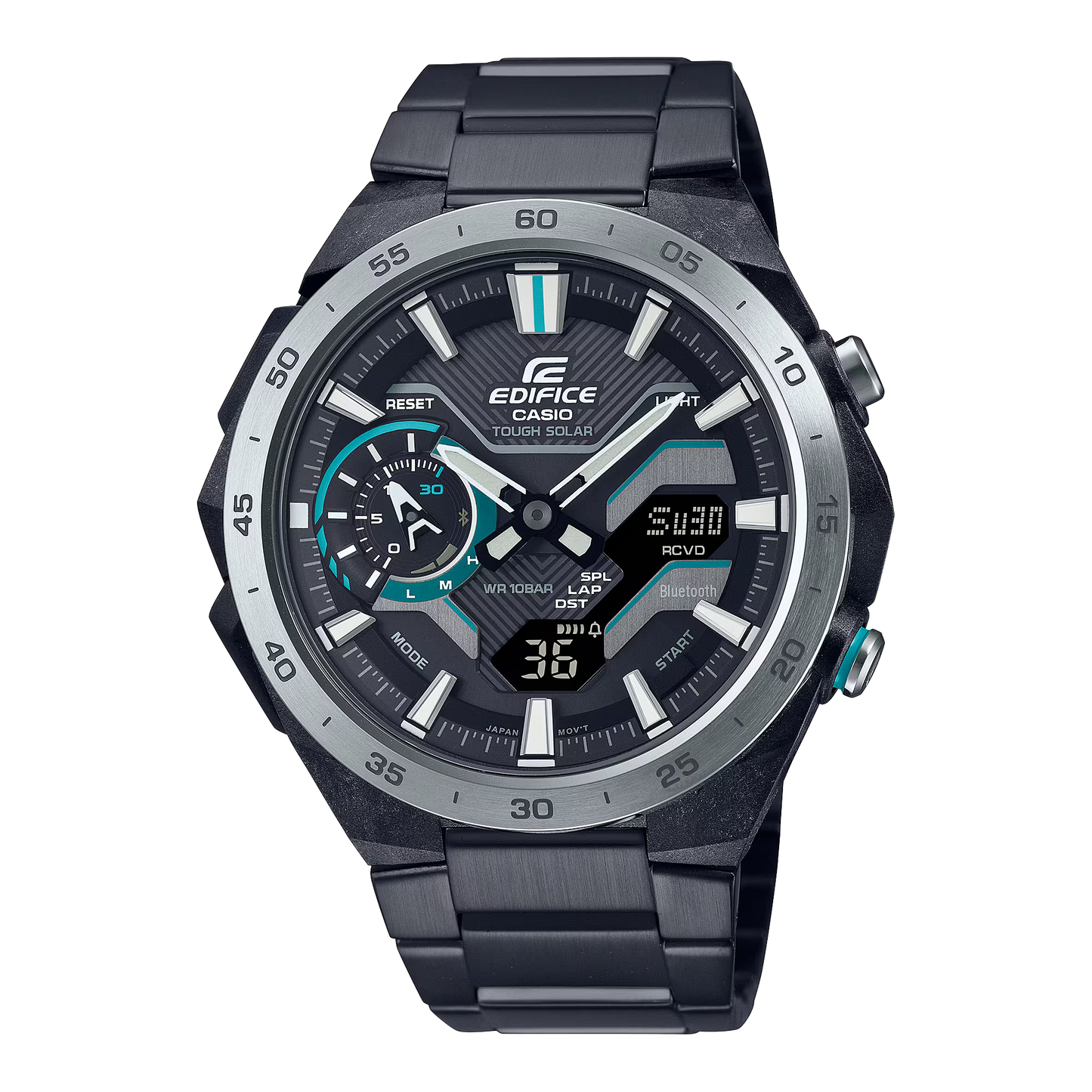 Reloj Análogo-Digital Windflow Carbon Sport Negro de Hombre