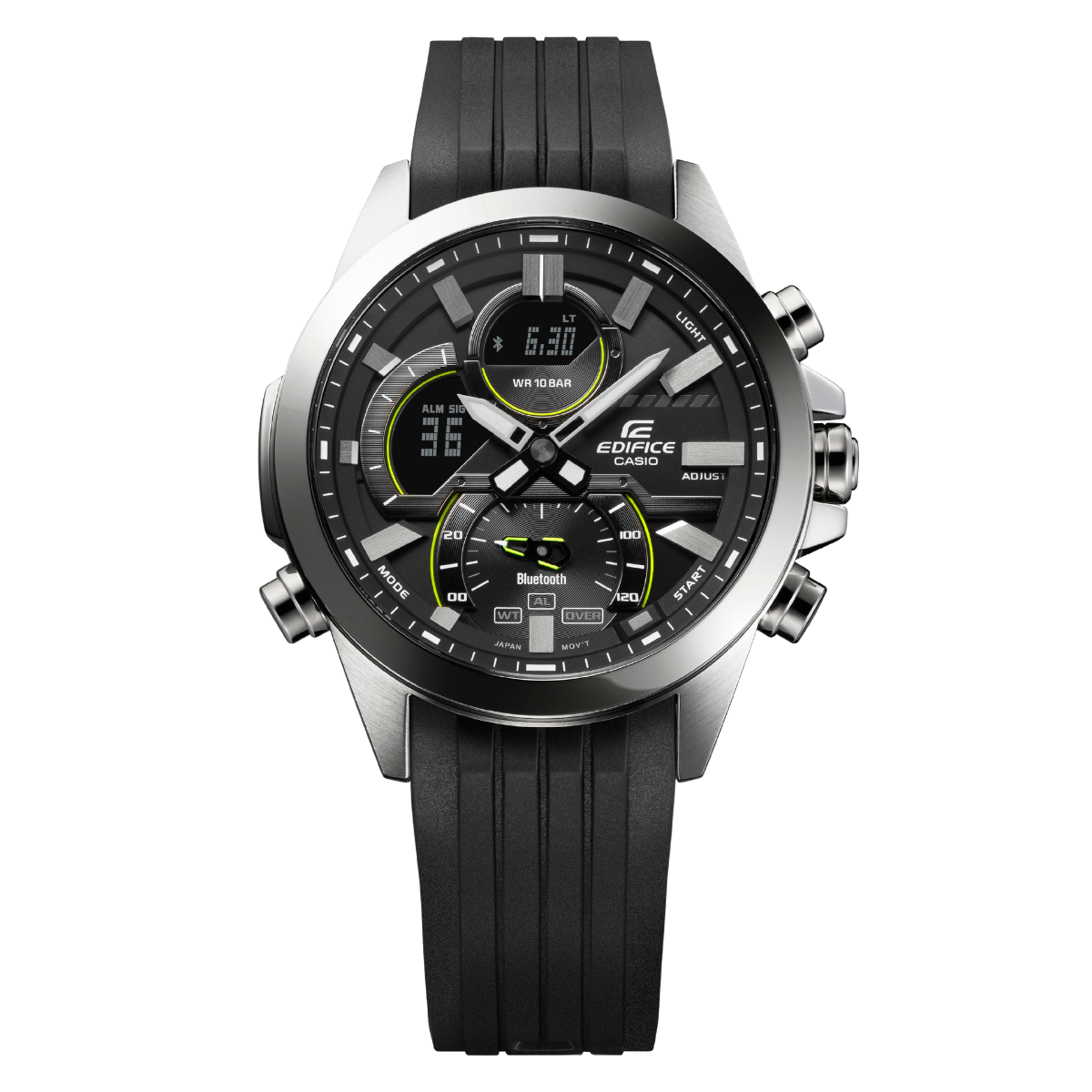 Reloj Análogo-Digital Sport Plateado de Hombre