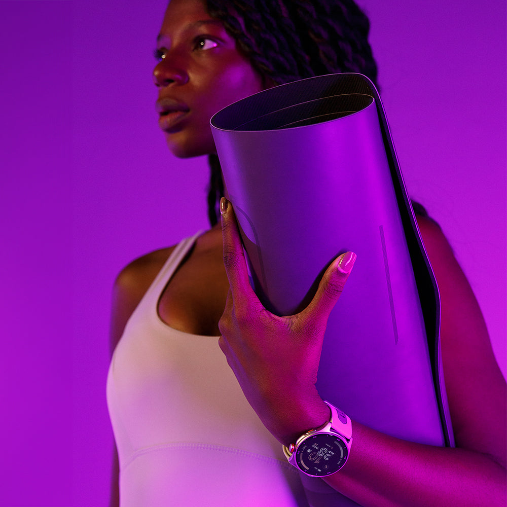 Reloj Digital Smartwatch Aura Pro Rosado Sport Unisex