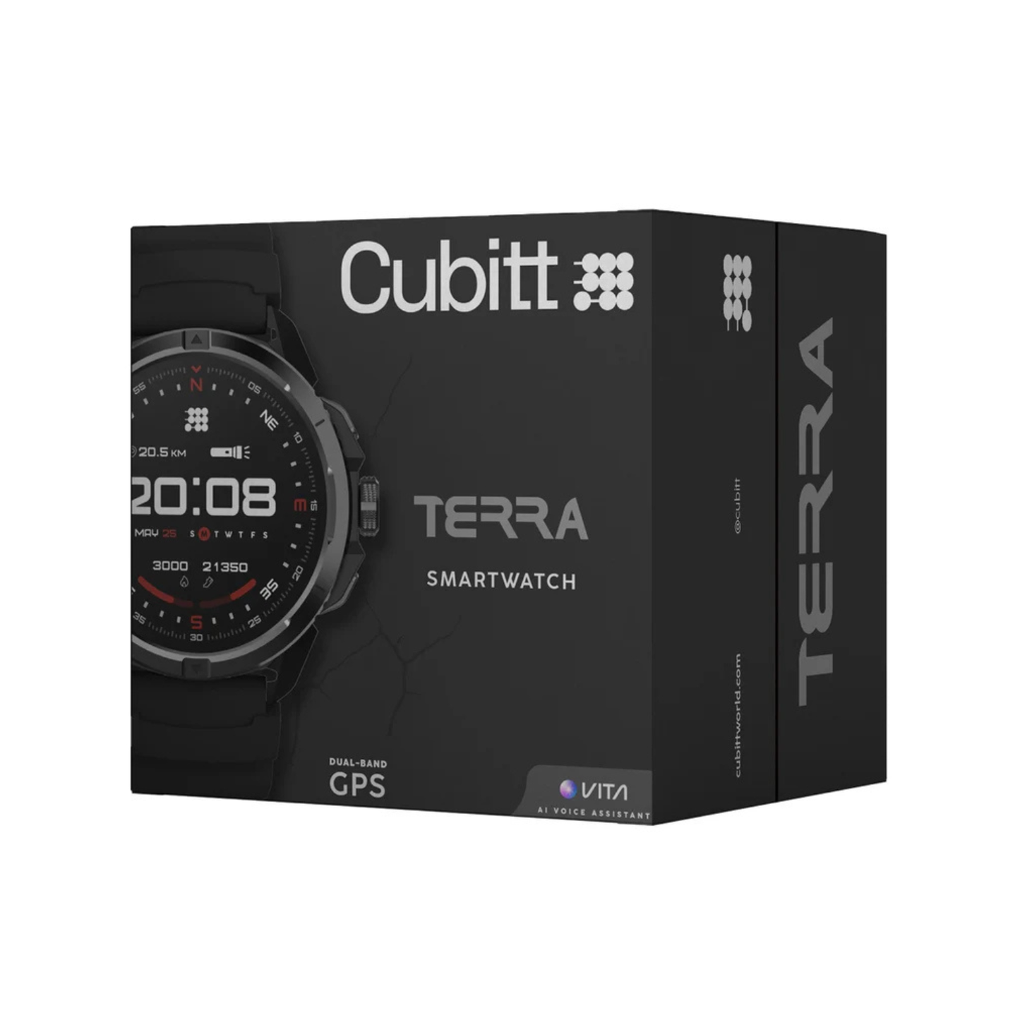 Reloj Inteligente Deportivo Cubitt TERRA Chocolate Unisex