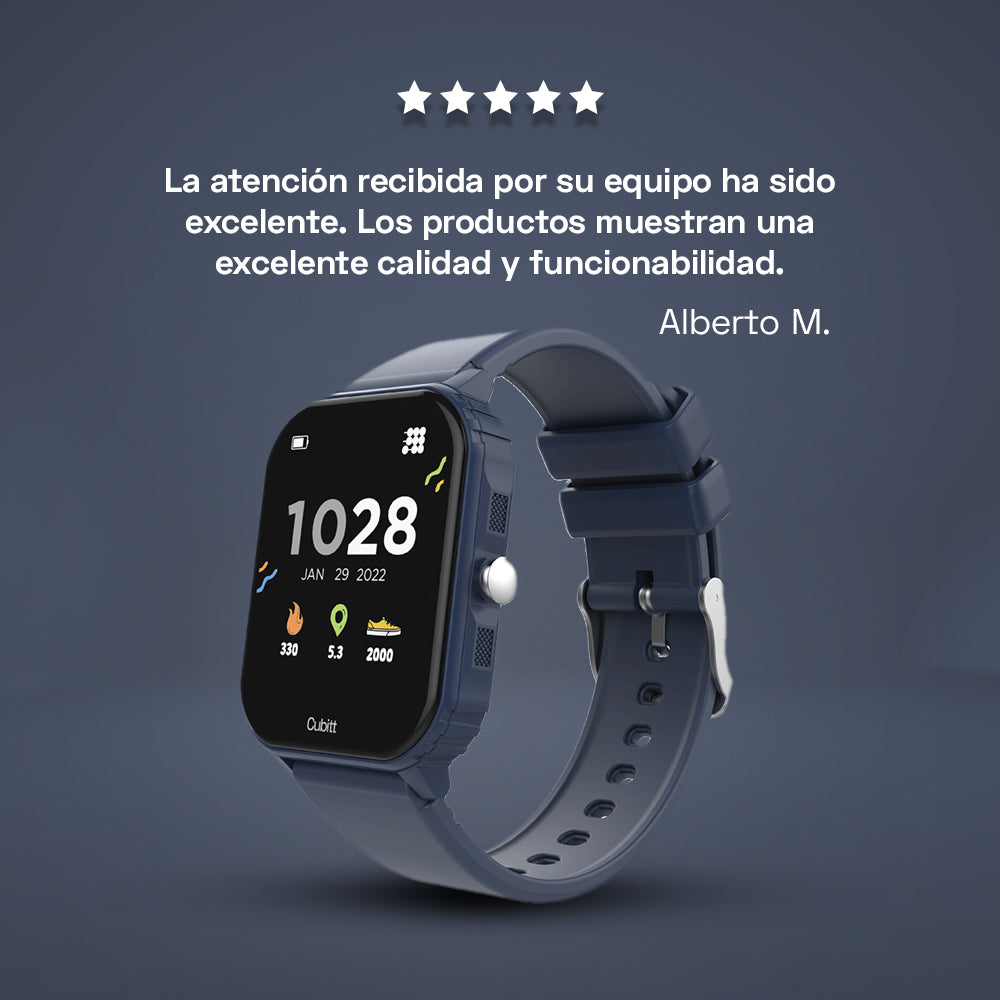 Reloj Digital Smartwatch Teens Deepest Azul Kids Juvenil de Mujer