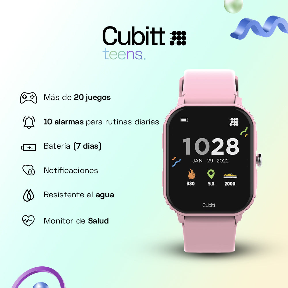 Reloj Digital Smartwatch Teens Dreamy Rosado Juvenil Unisex