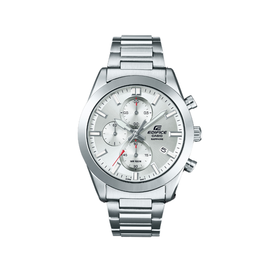 Reloj Análogo Sapphire Vintage Plateado de Hombre