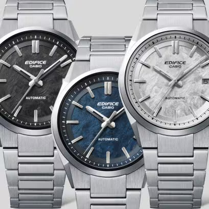 Reloj Análogo Deportivo Plateado con Negro de Hombre