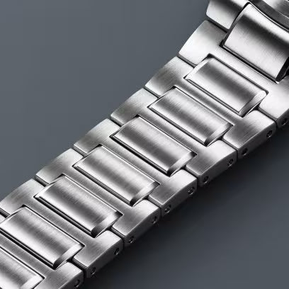 Reloj Análogo Deportivo Automático Plateado de Hombre