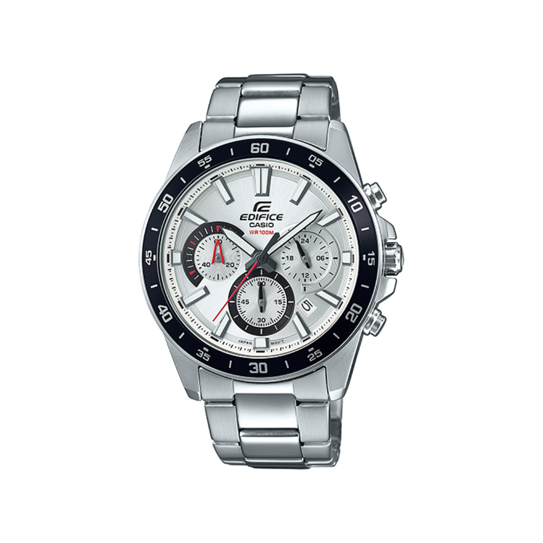 Reloj Análogo Sport Plateado De Hombre